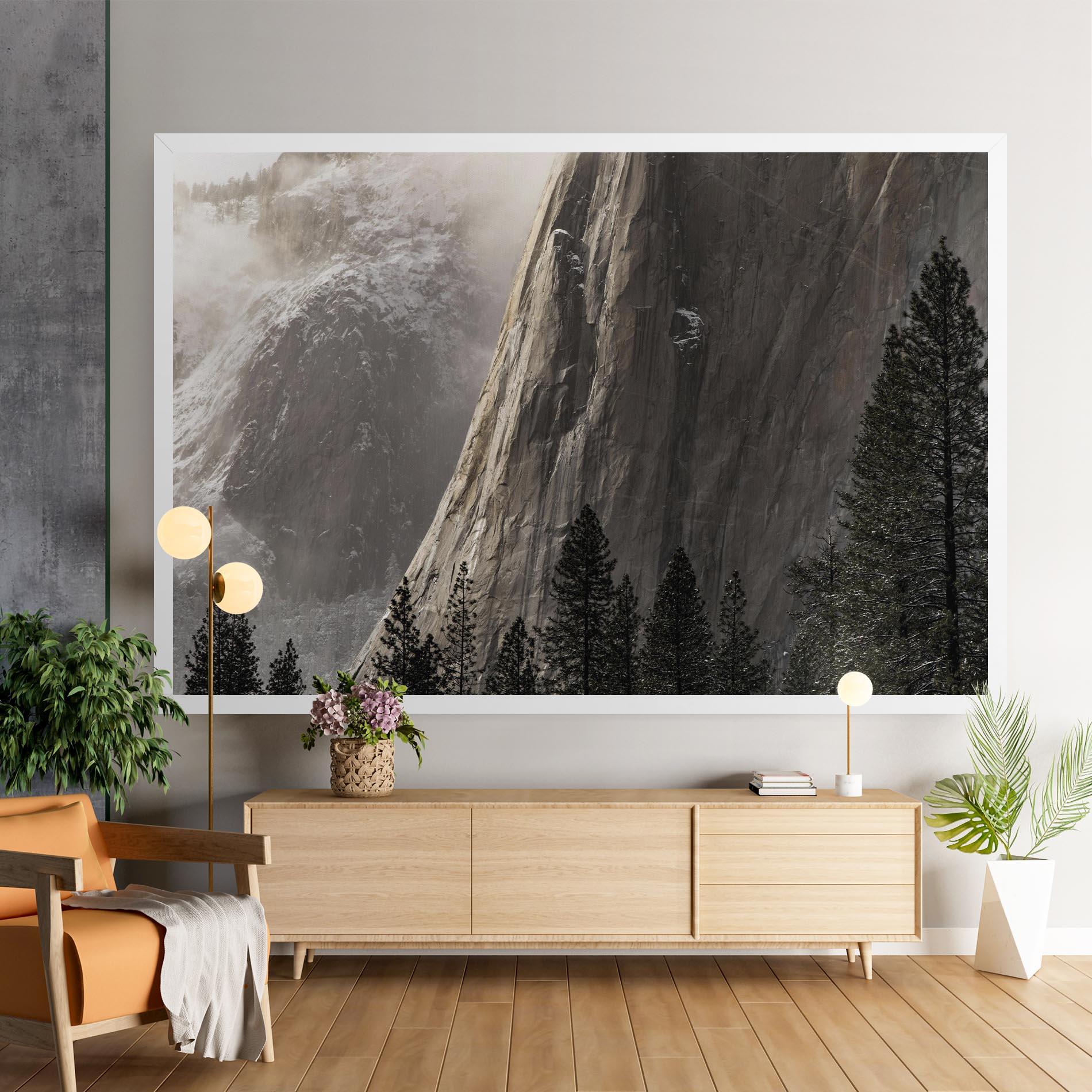 Vászonkép Green Tree Mountain mockup 9