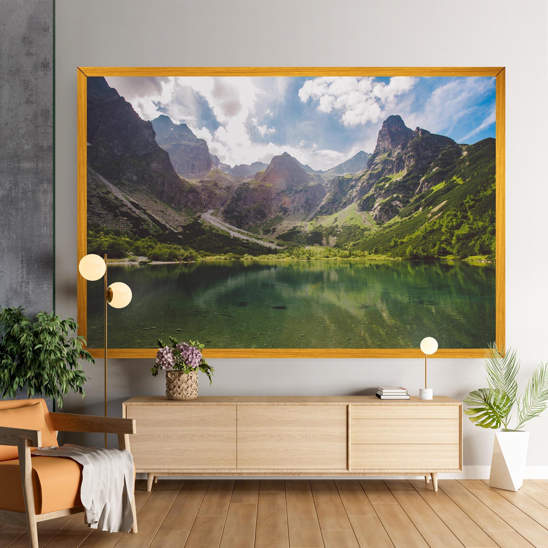 Vászonkép Green Mountain mockup 9