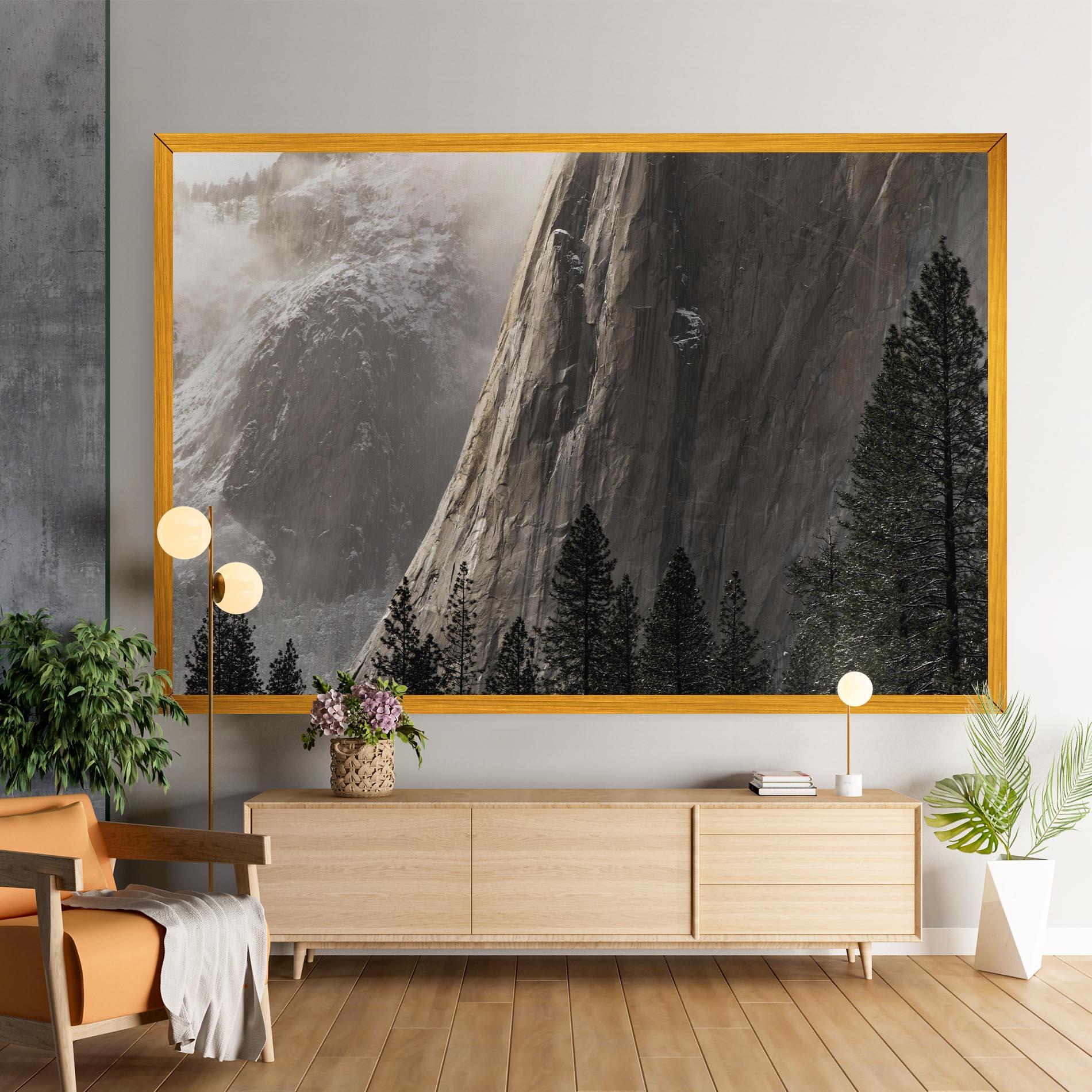 Vászonkép Green Tree Mountain mockup 9