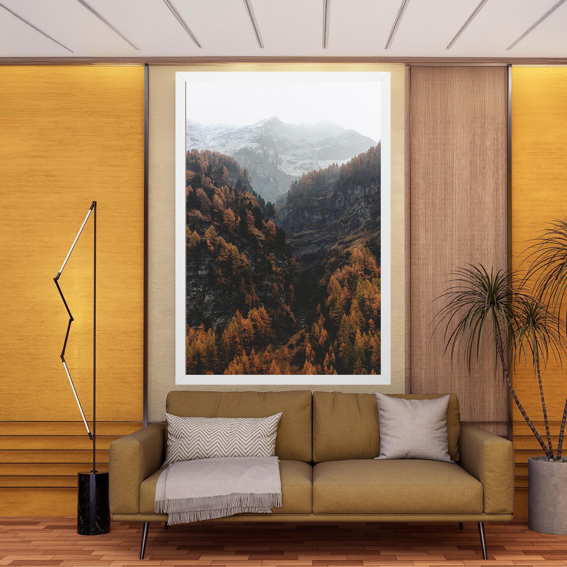 Vászonkép Autumn Mountain mockup 9