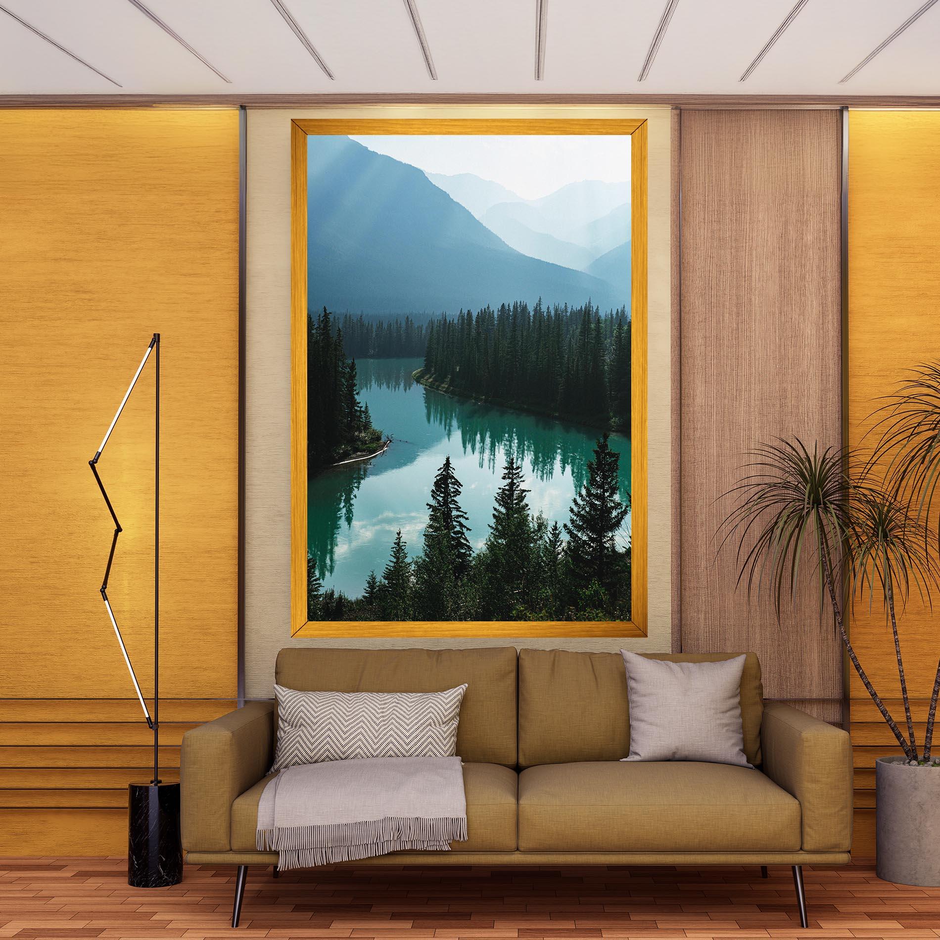 Vászonkép Crystal Lake mockup 9