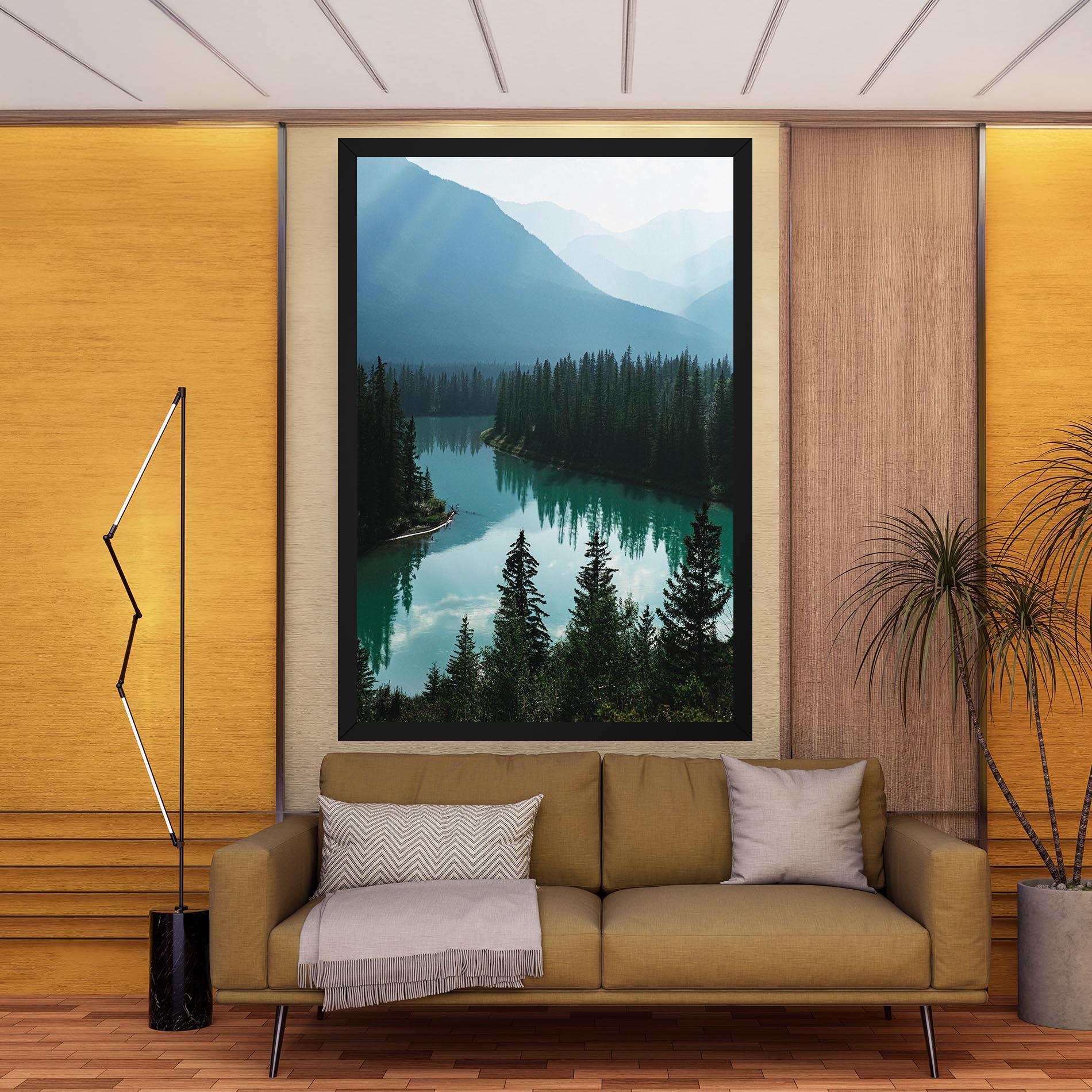 Vászonkép Crystal Lake mockup 9