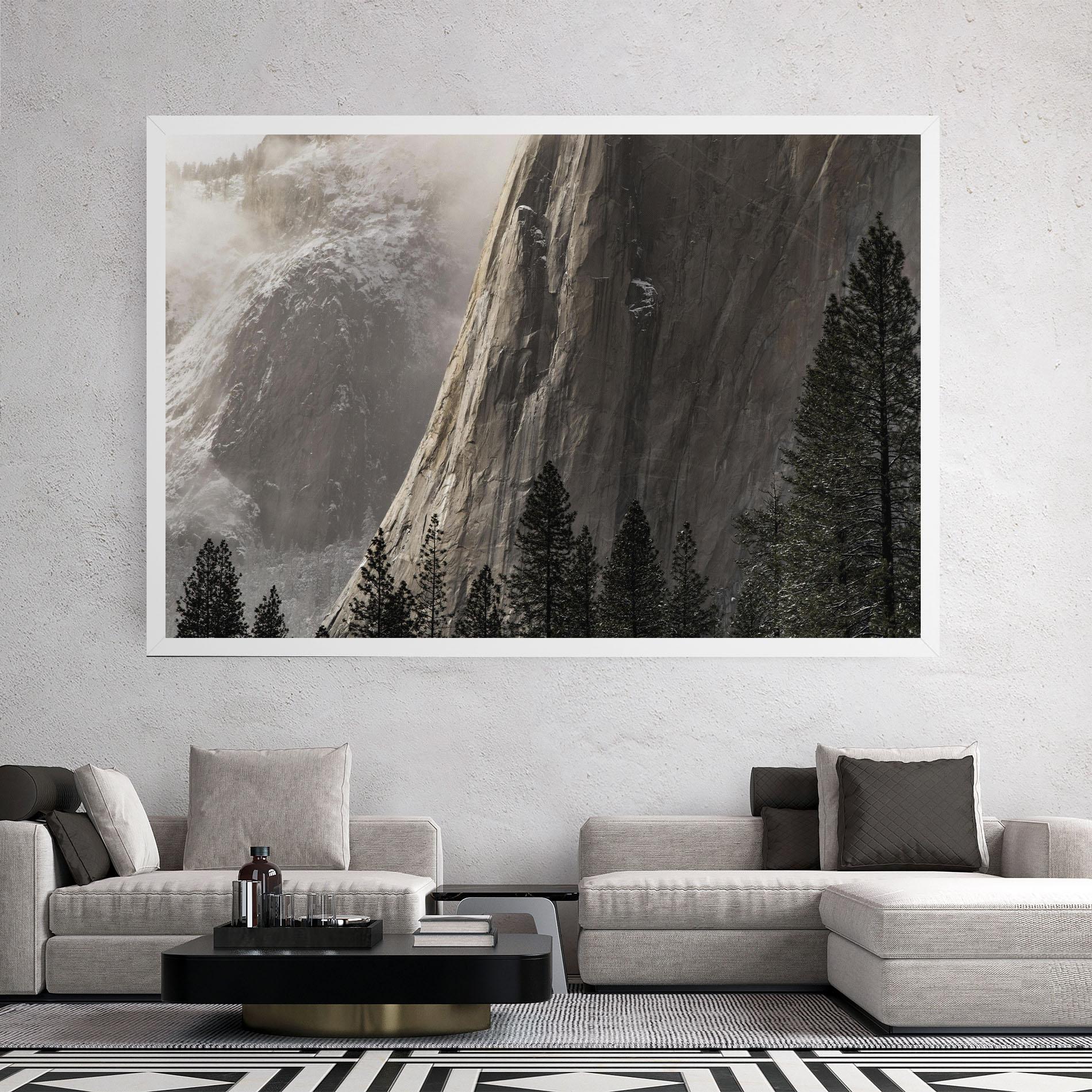 Vászonkép Green Tree Mountain mockup 2