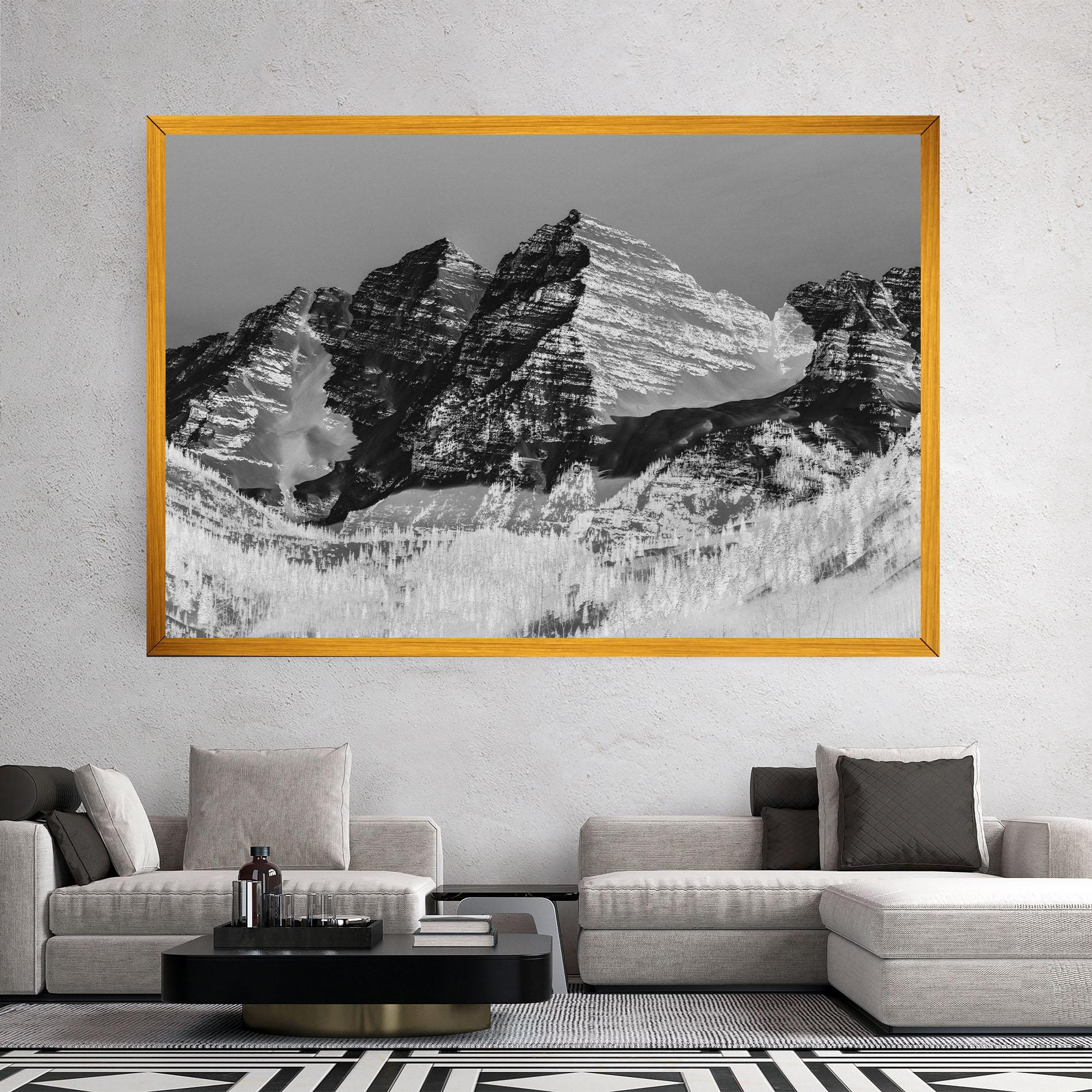 Vászonkép Green Shades Mountain mockup 2