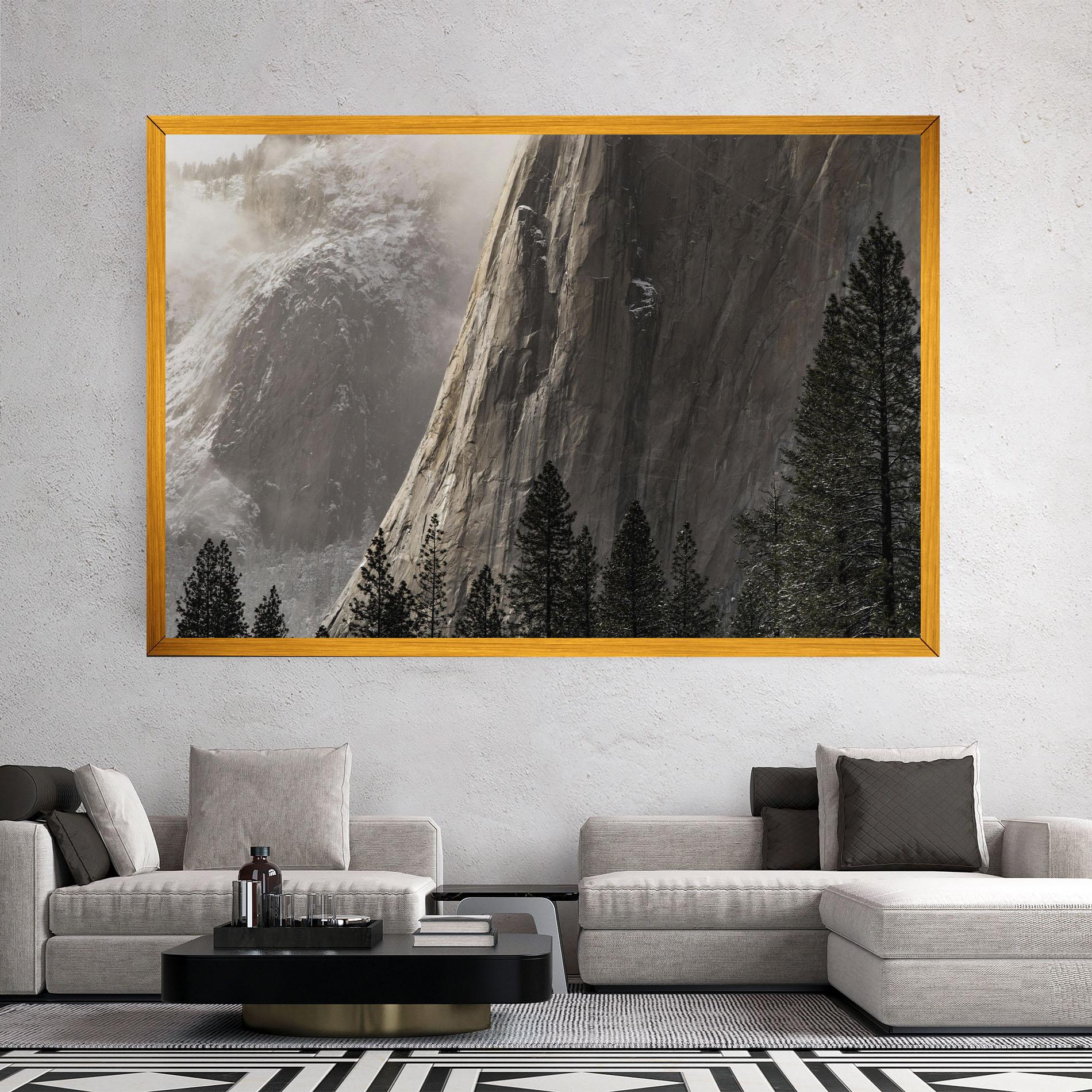 Vászonkép Green Tree Mountain mockup 2