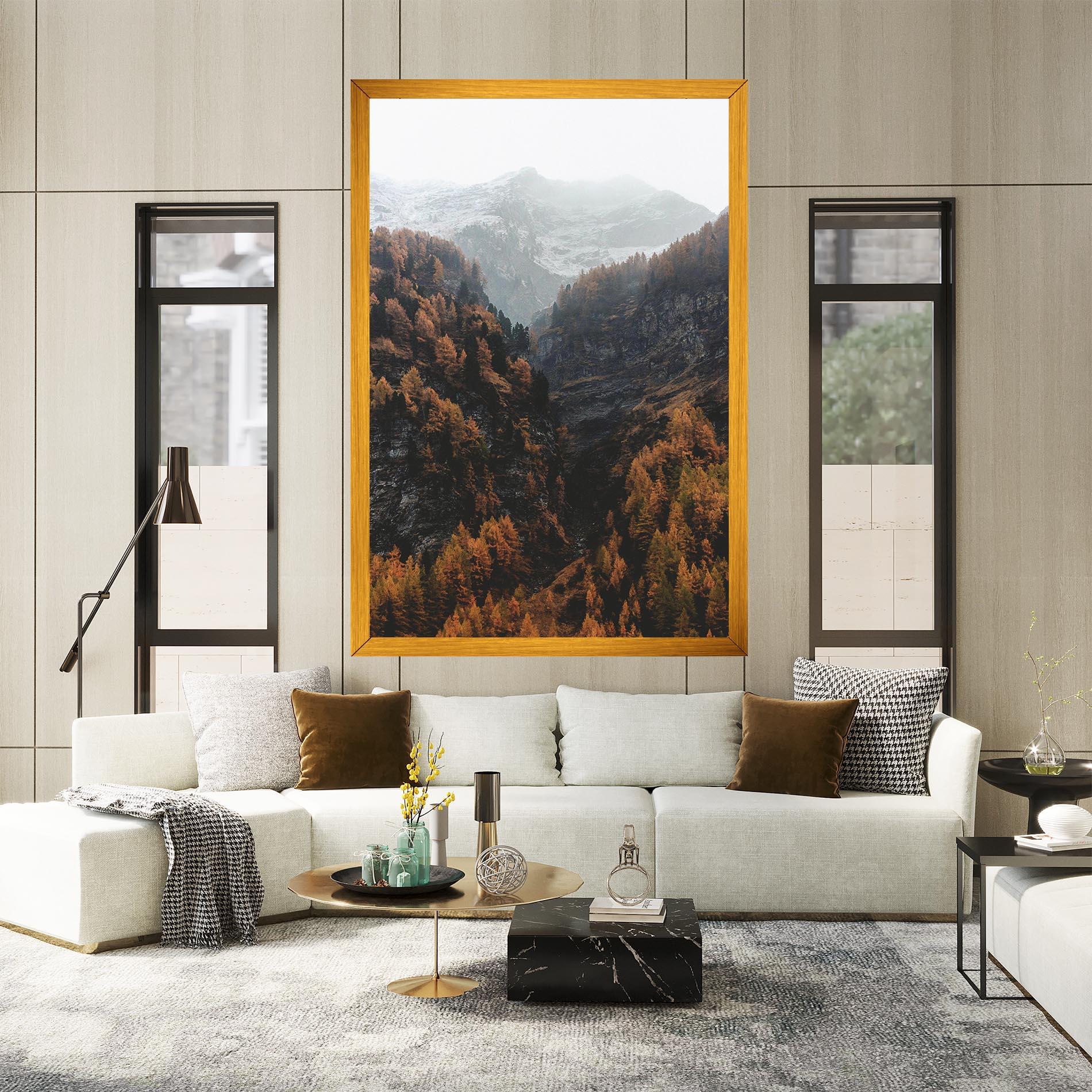 Vászonkép Autumn Mountain mockup 2