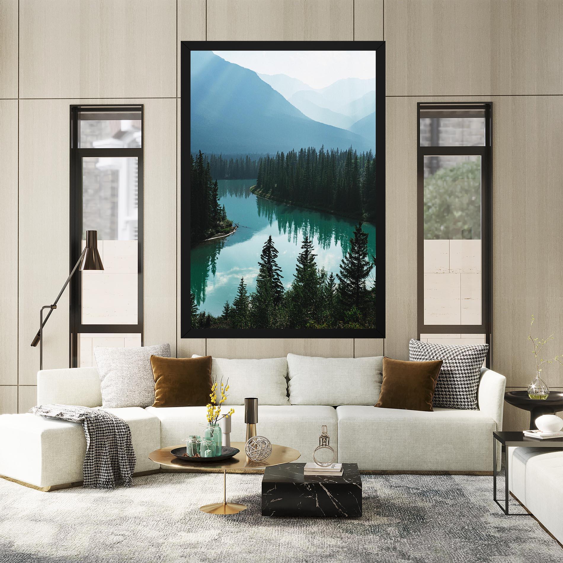 Vászonkép Crystal Lake mockup 2