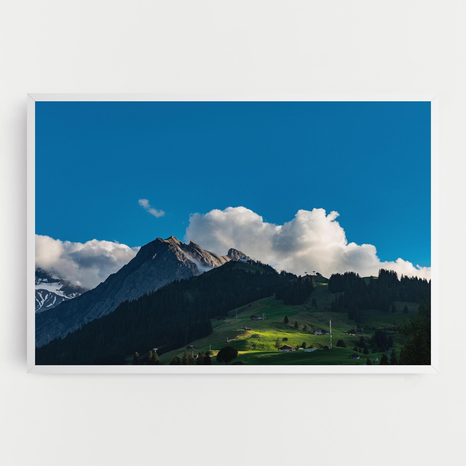 Beautiful Mountain Cloud View mockup 0