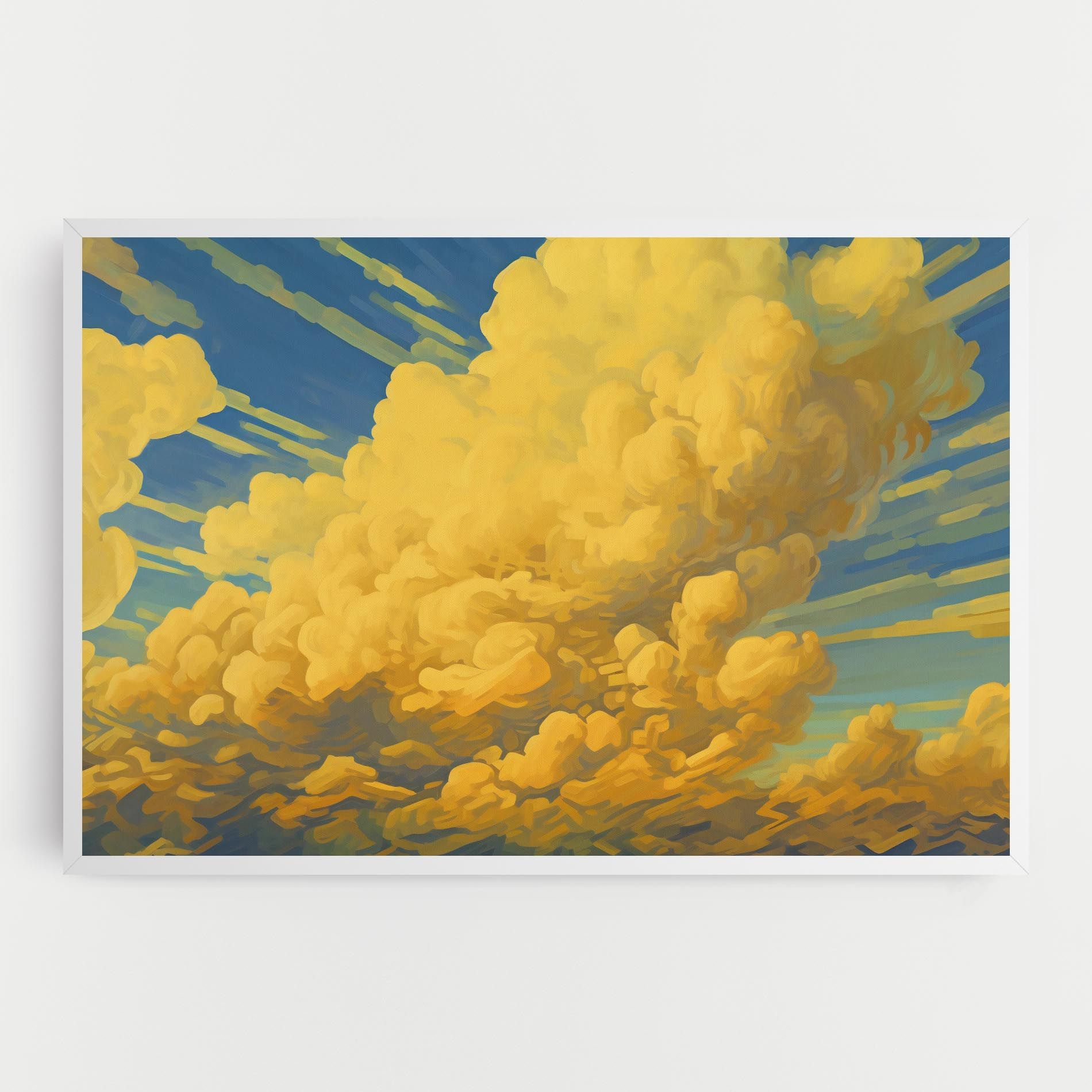 Big Yellow Cloud Art mockup 0