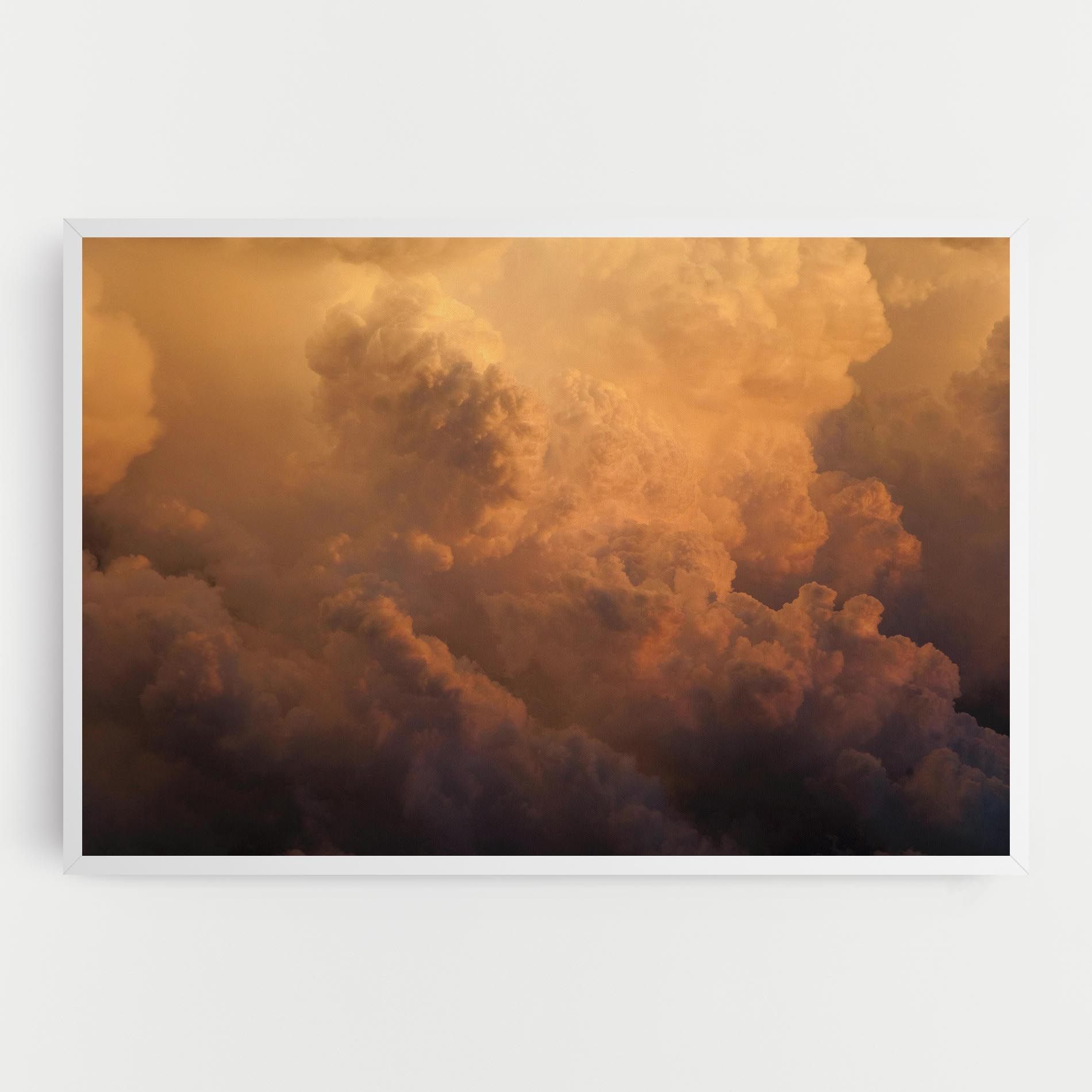 Brown Orange Clouds mockup 0