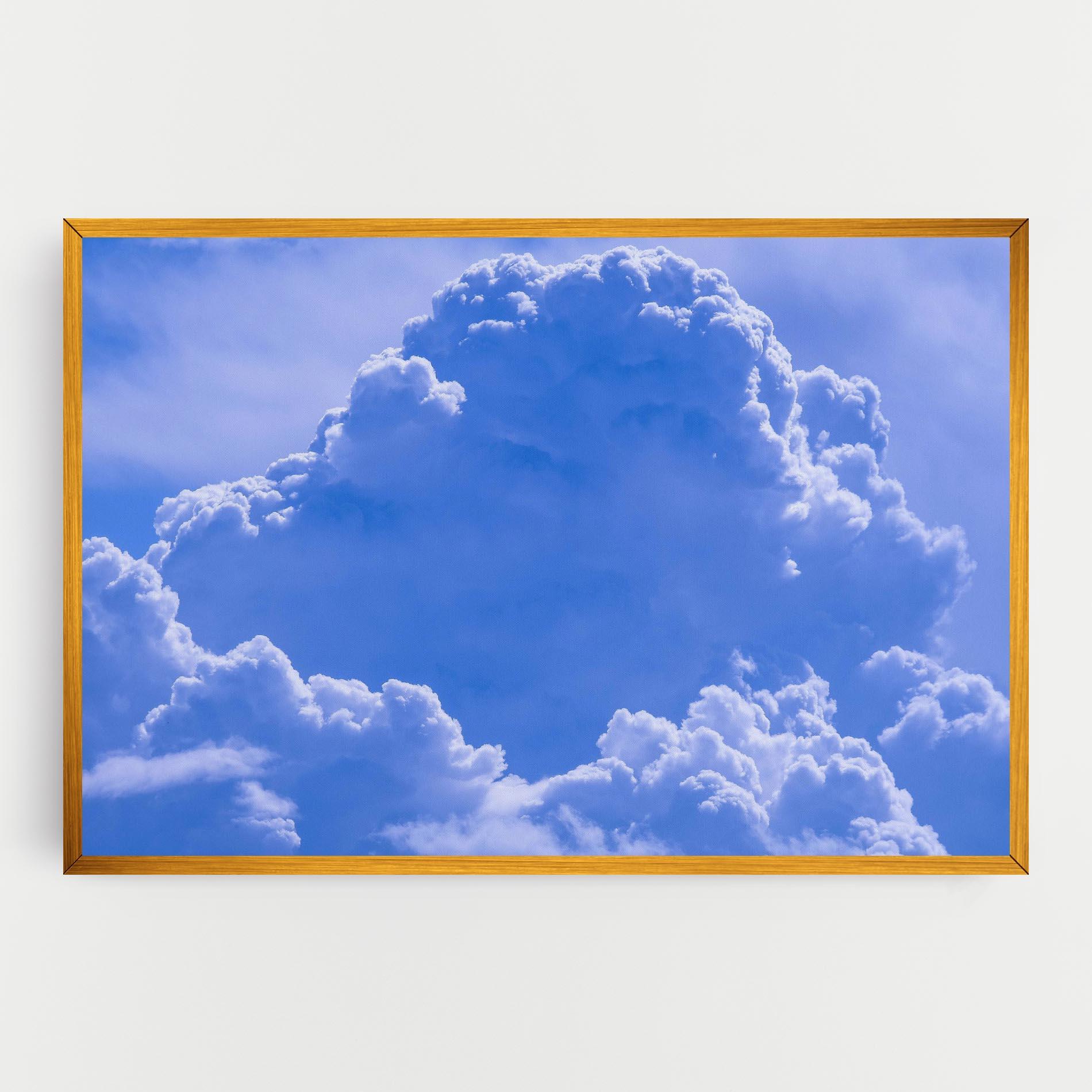 Vászonkép Big Blue Cloud mockup 0