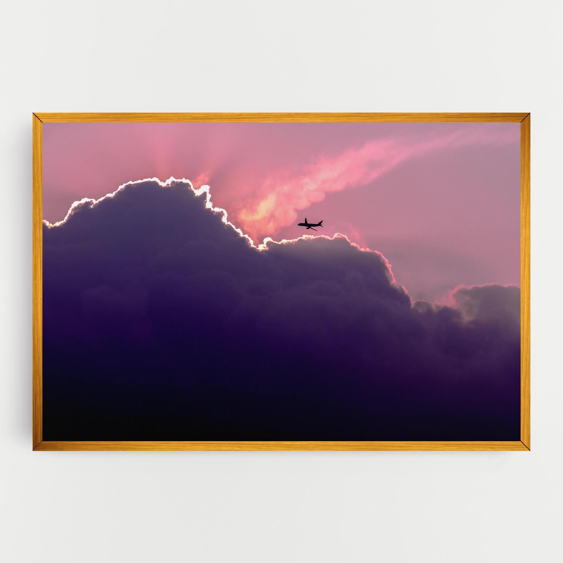 Vászonkép Big Purple Cloud mockup 0