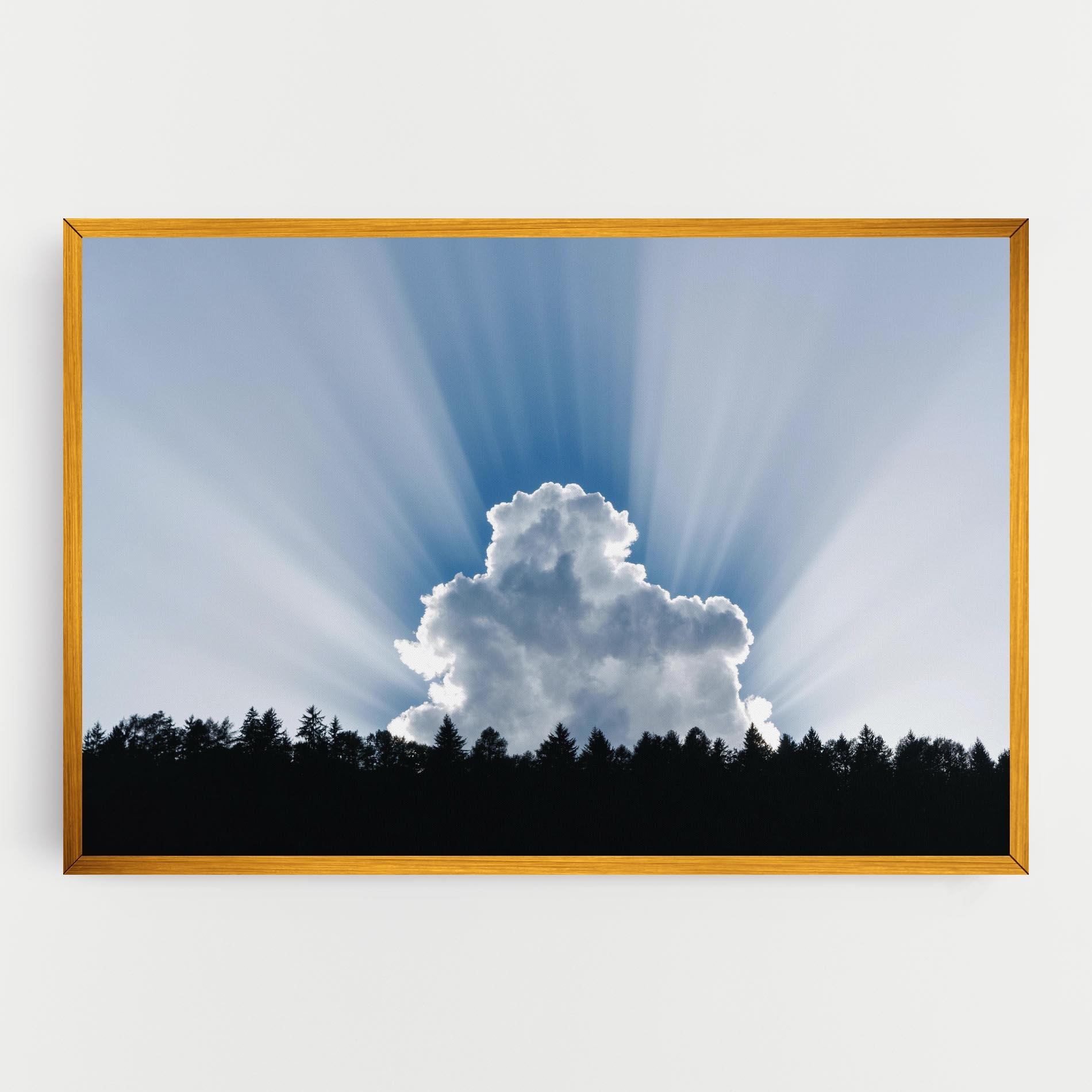 Vászonkép Big White Cloud Light mockup 0