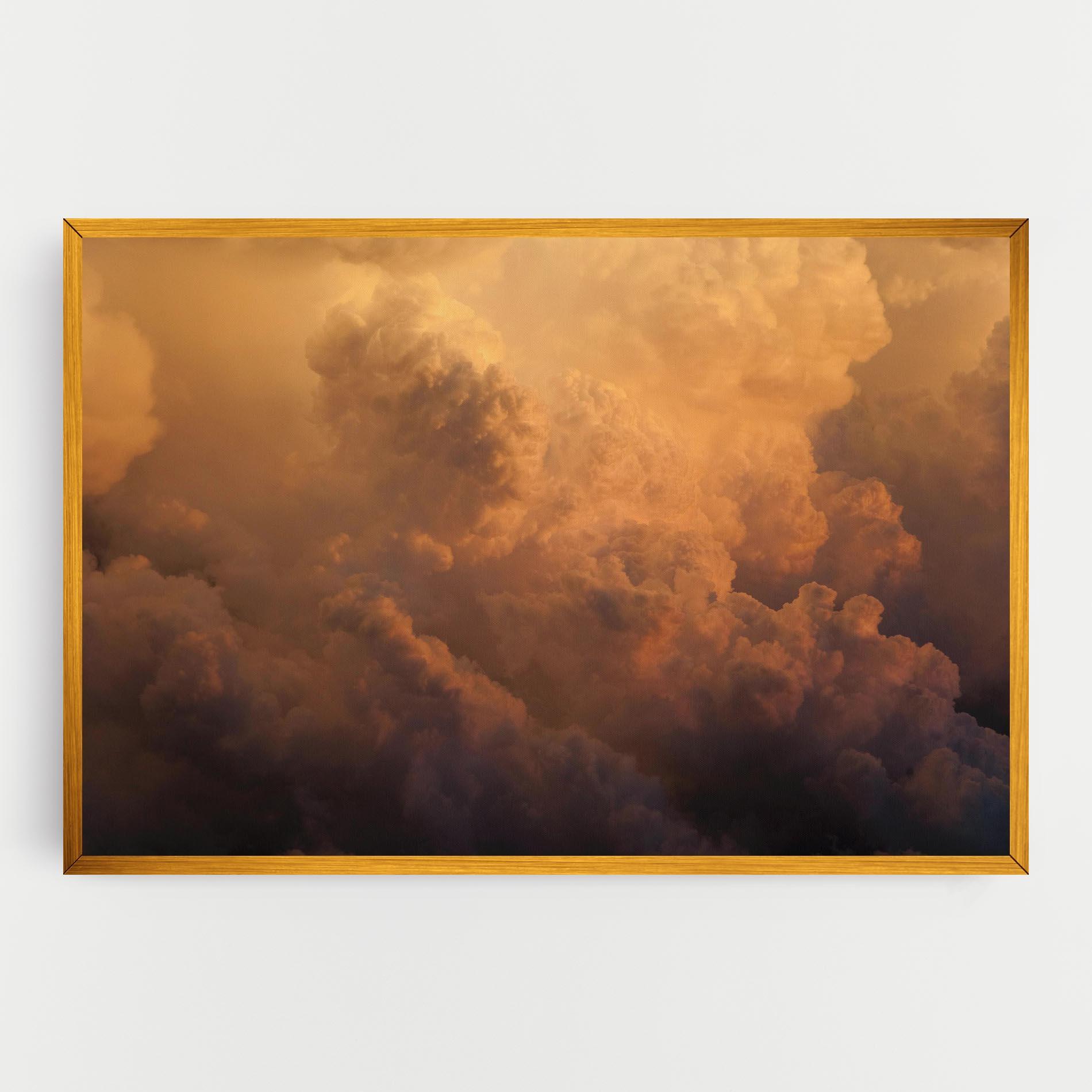 Vászonkép Brown Orange Clouds mockup 0