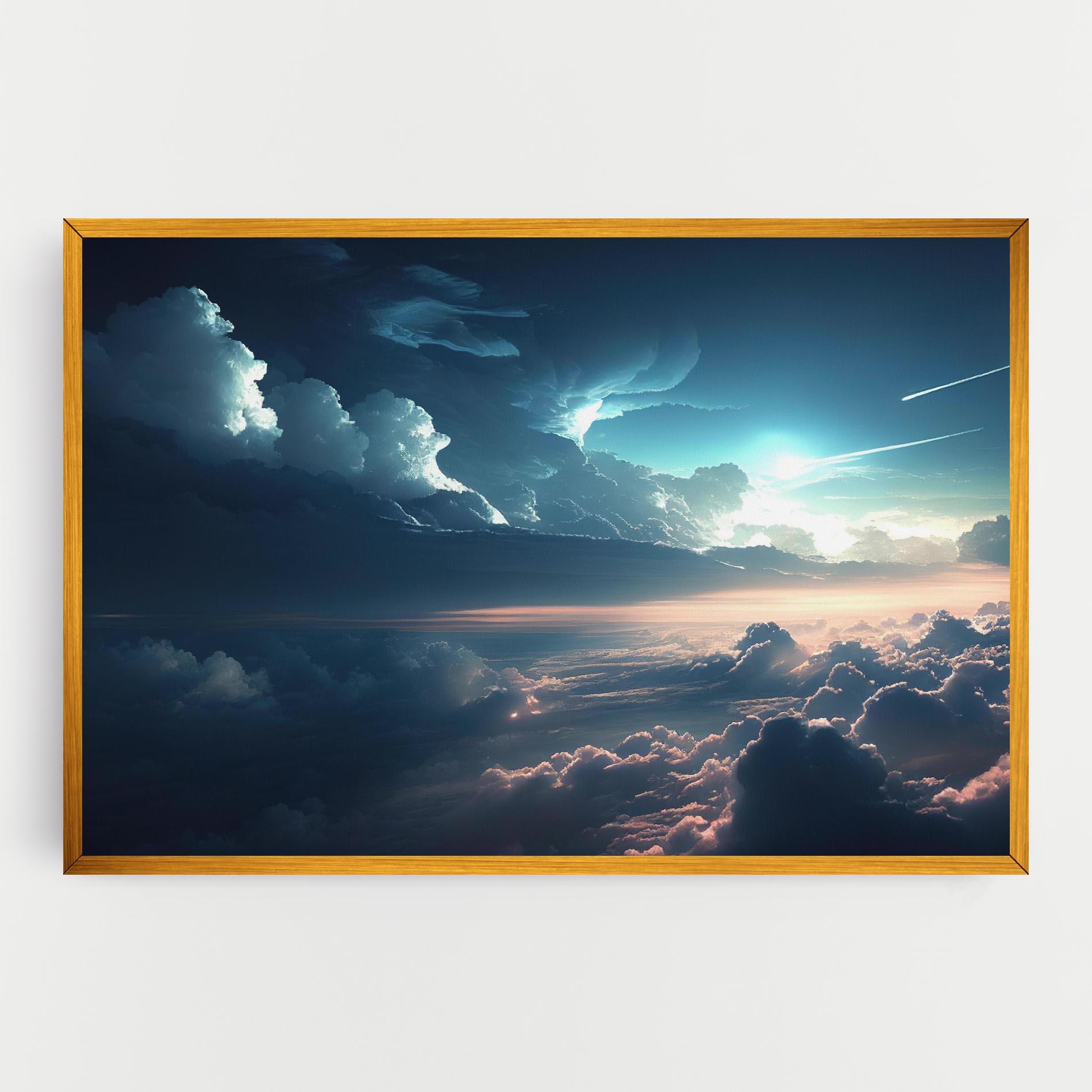 Vászonkép Dark Clouds mockup 0