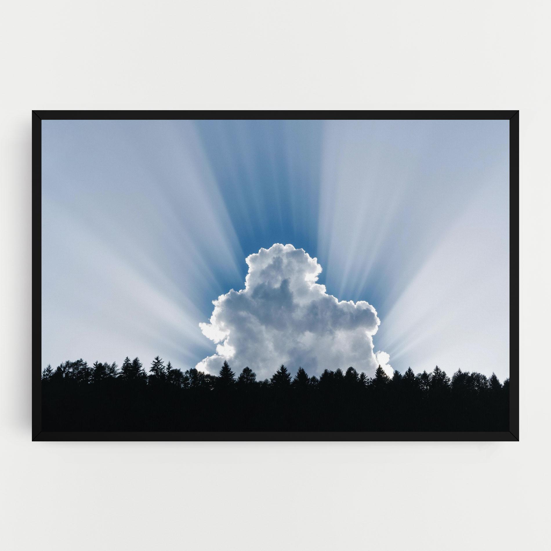 Vászonkép Big White Cloud Light mockup 0