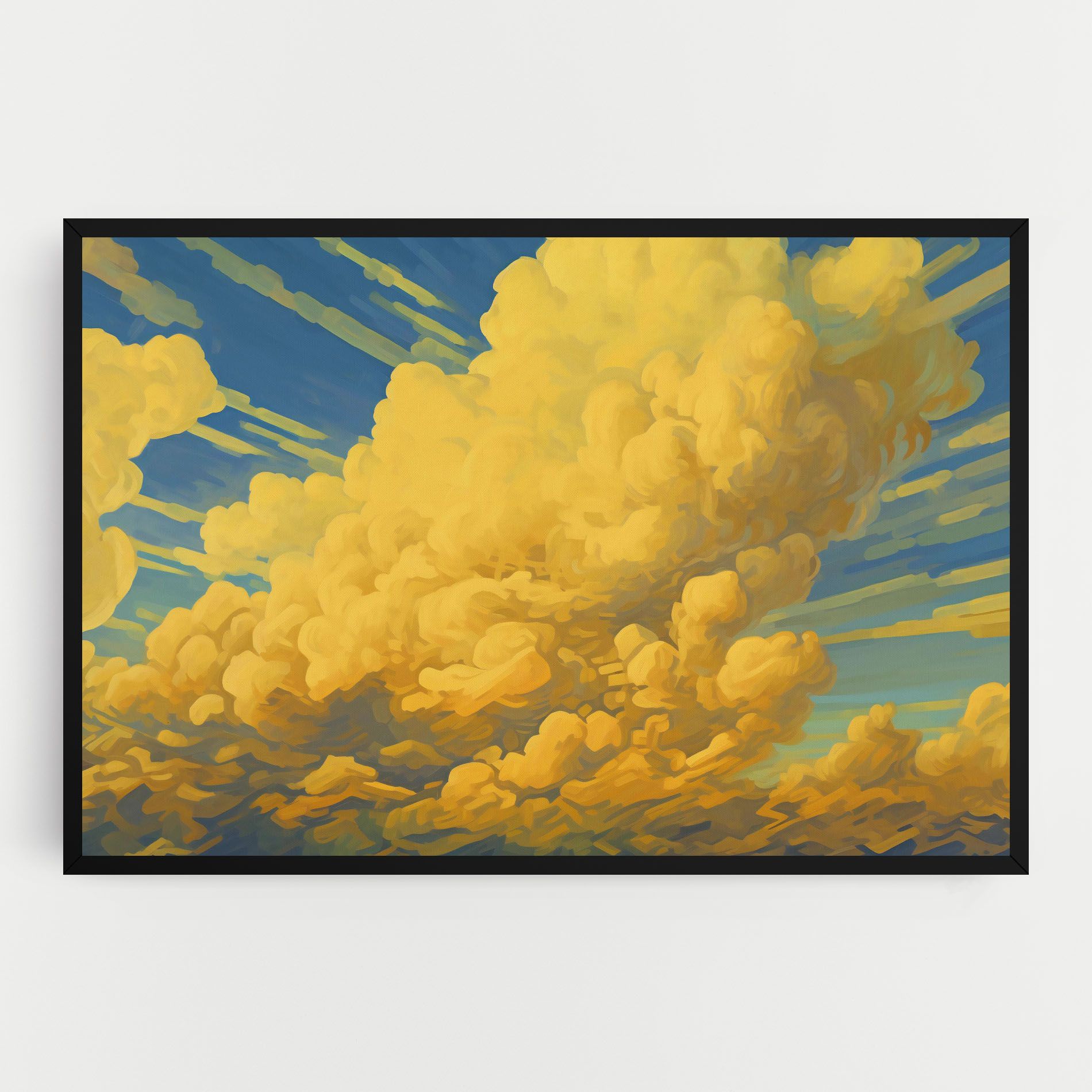 Big Yellow Cloud Art mockup 0