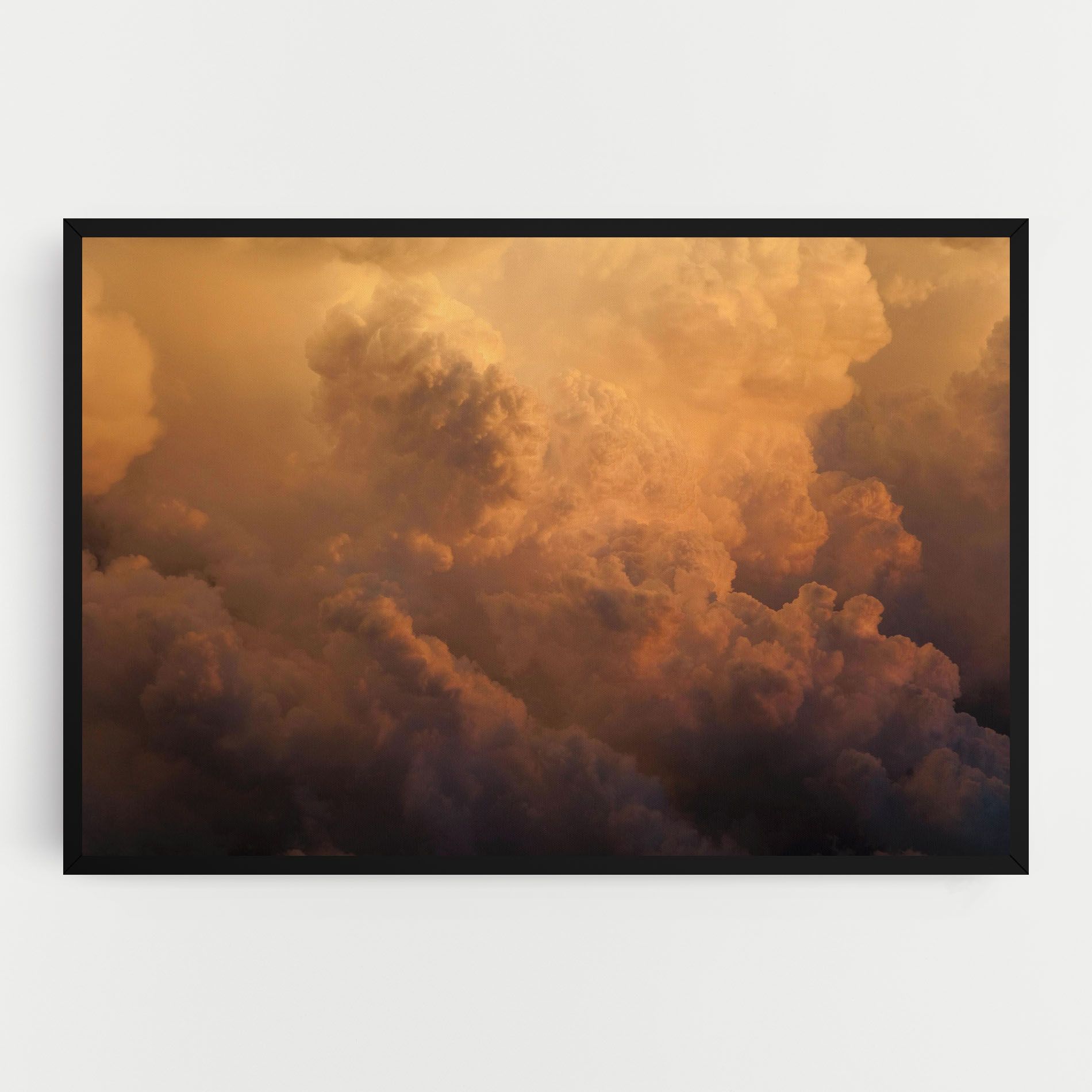 Brown Orange Clouds mockup 0