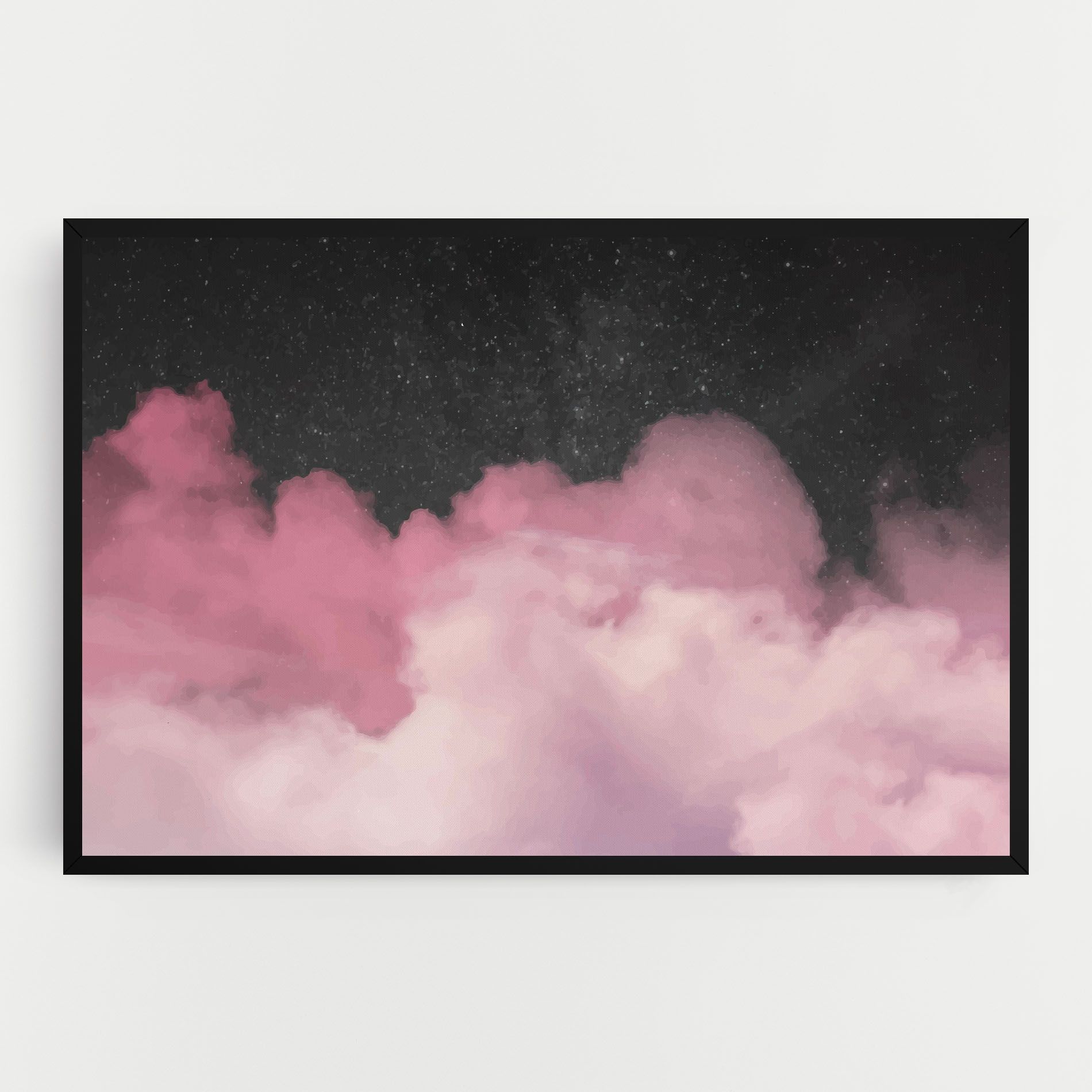 Clouds Watercolor Purple mockup 0