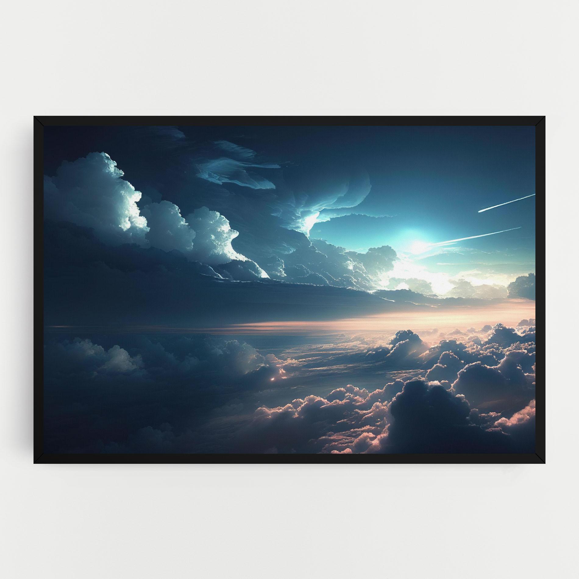 Vászonkép Dark Clouds mockup 0
