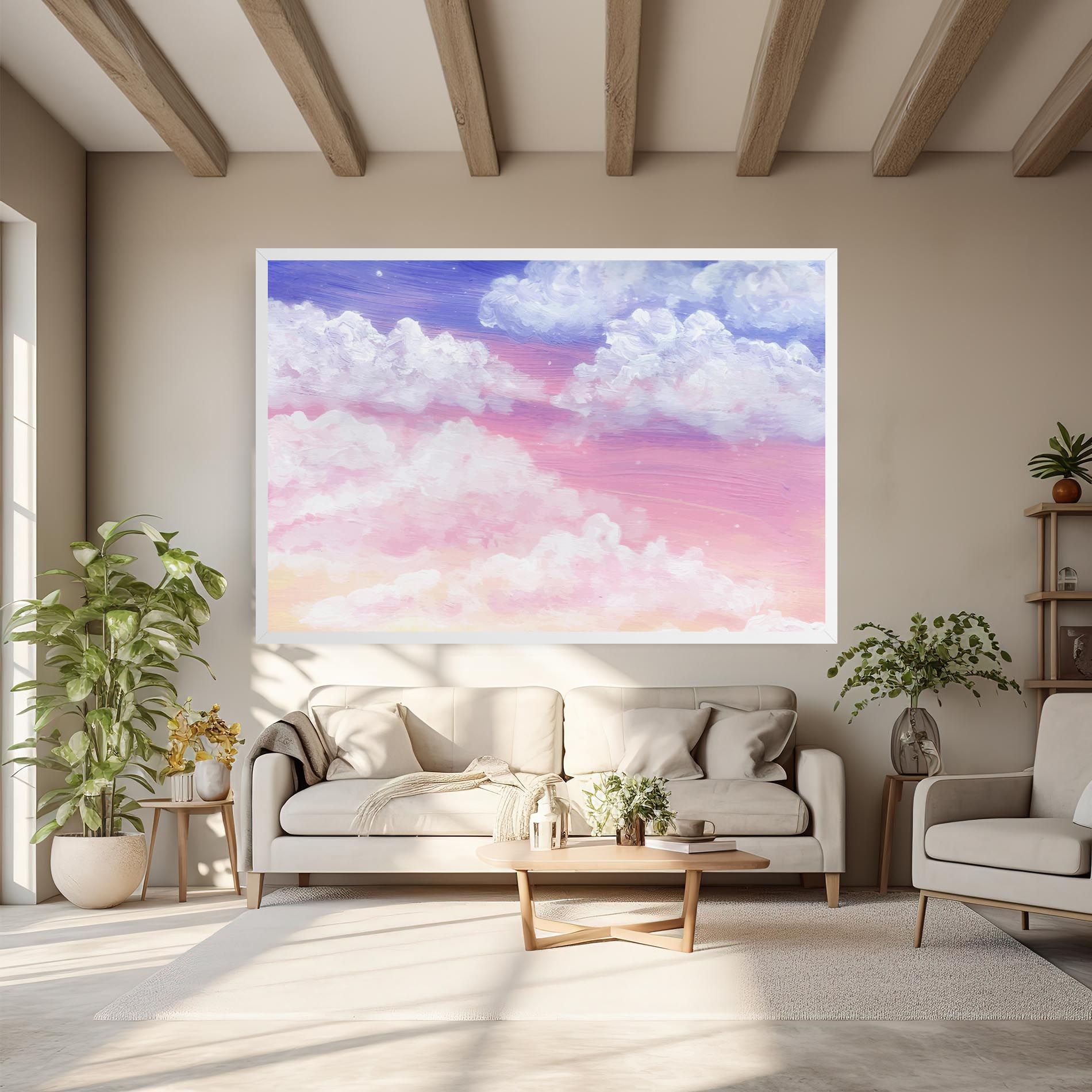 Cloud Paint Texture mockup 6