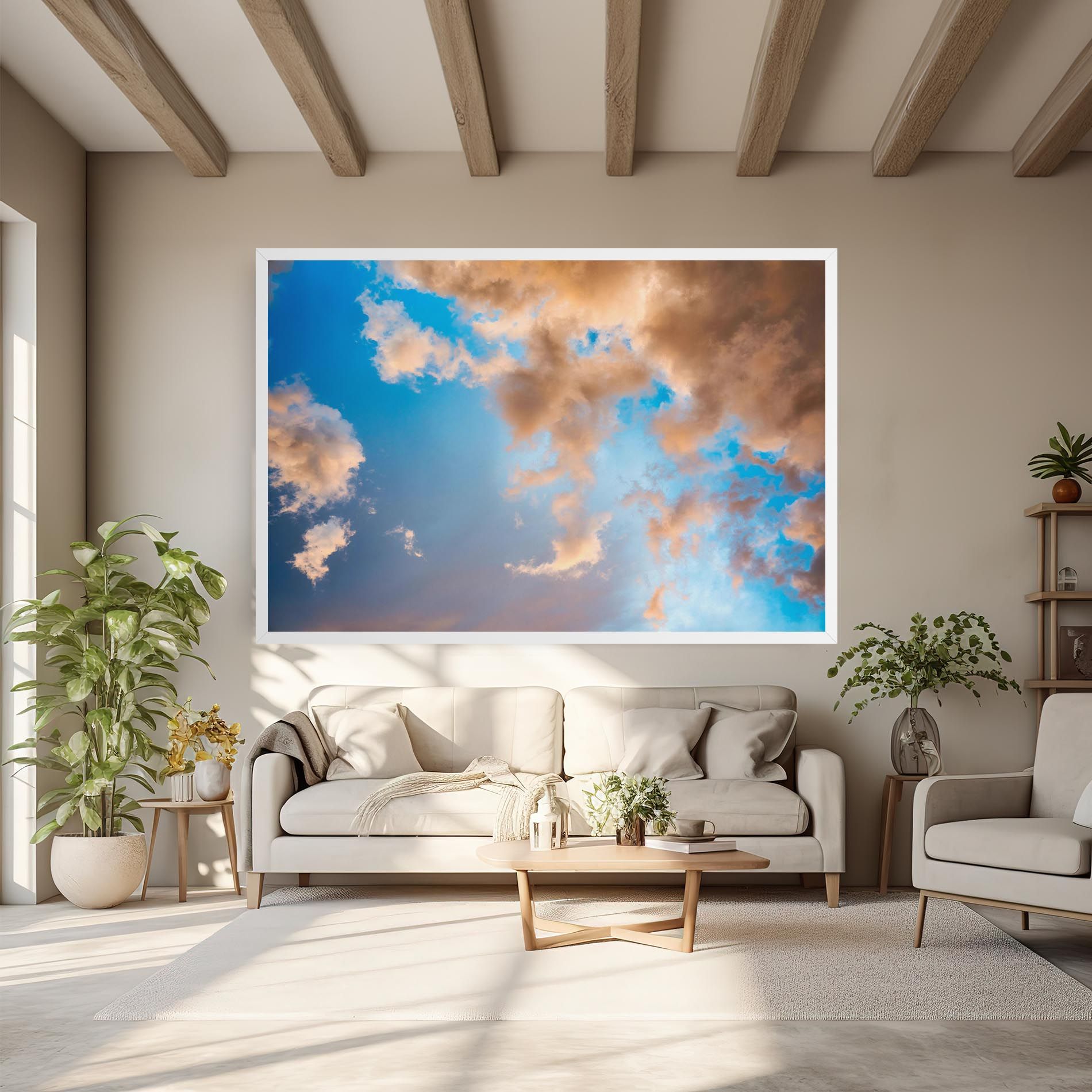 Clouds Blue Sky mockup 6