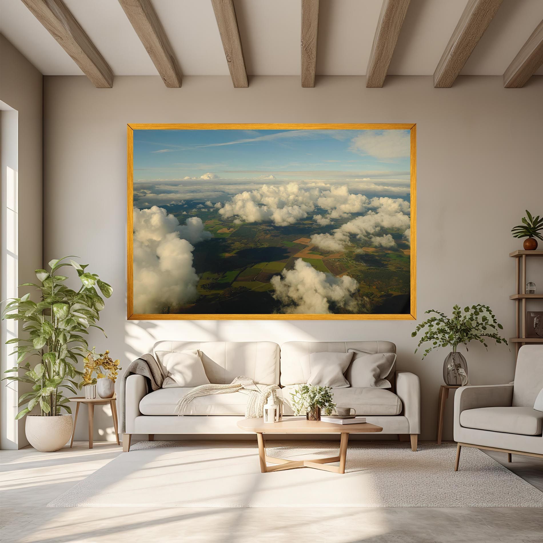 Clouds View From Plane mockup 6