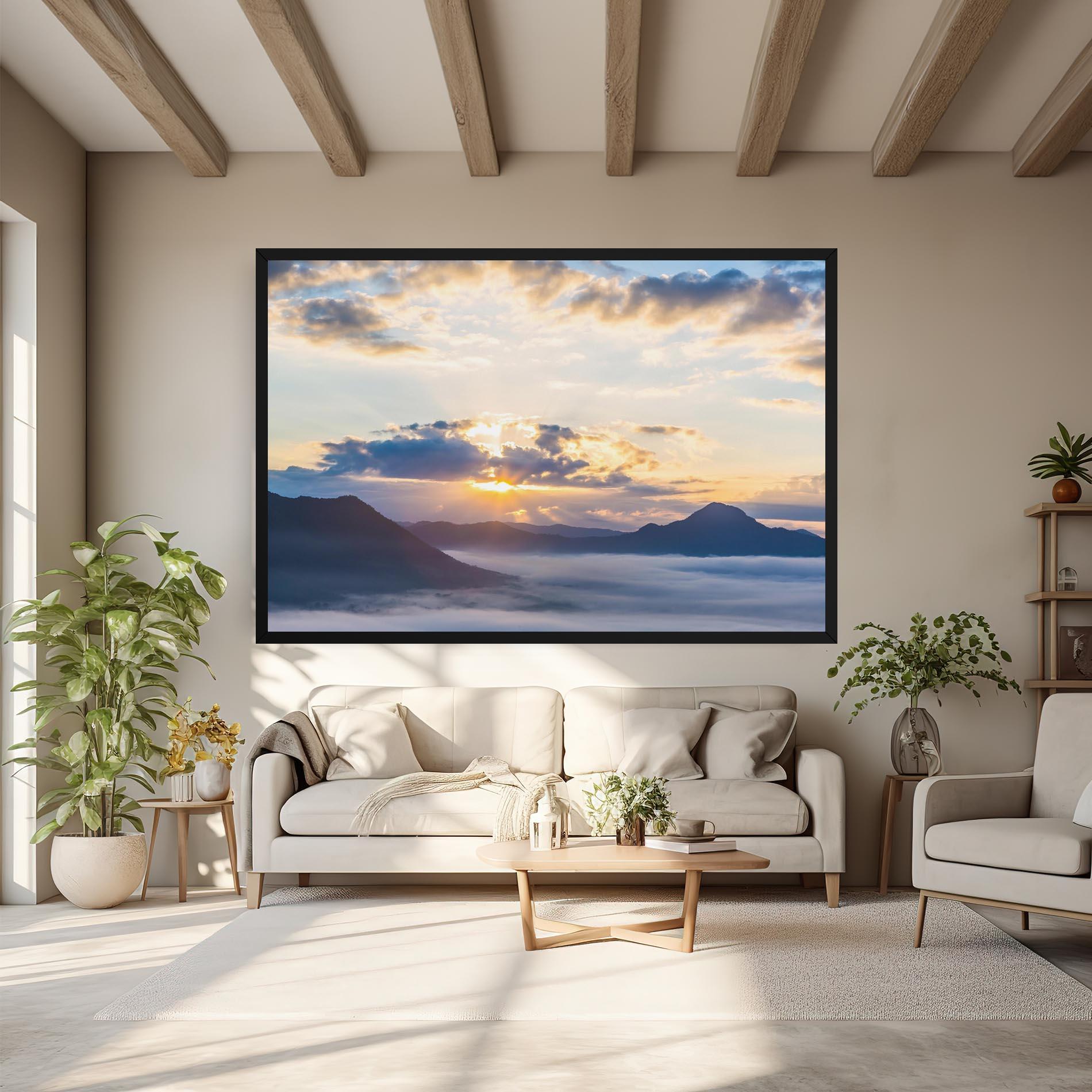 Vászonkép Fantastic Clouds mockup 6