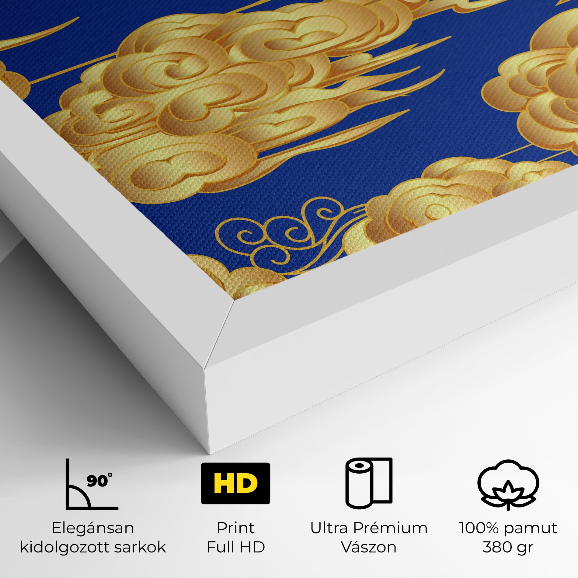 Gold Clouds mockup 4