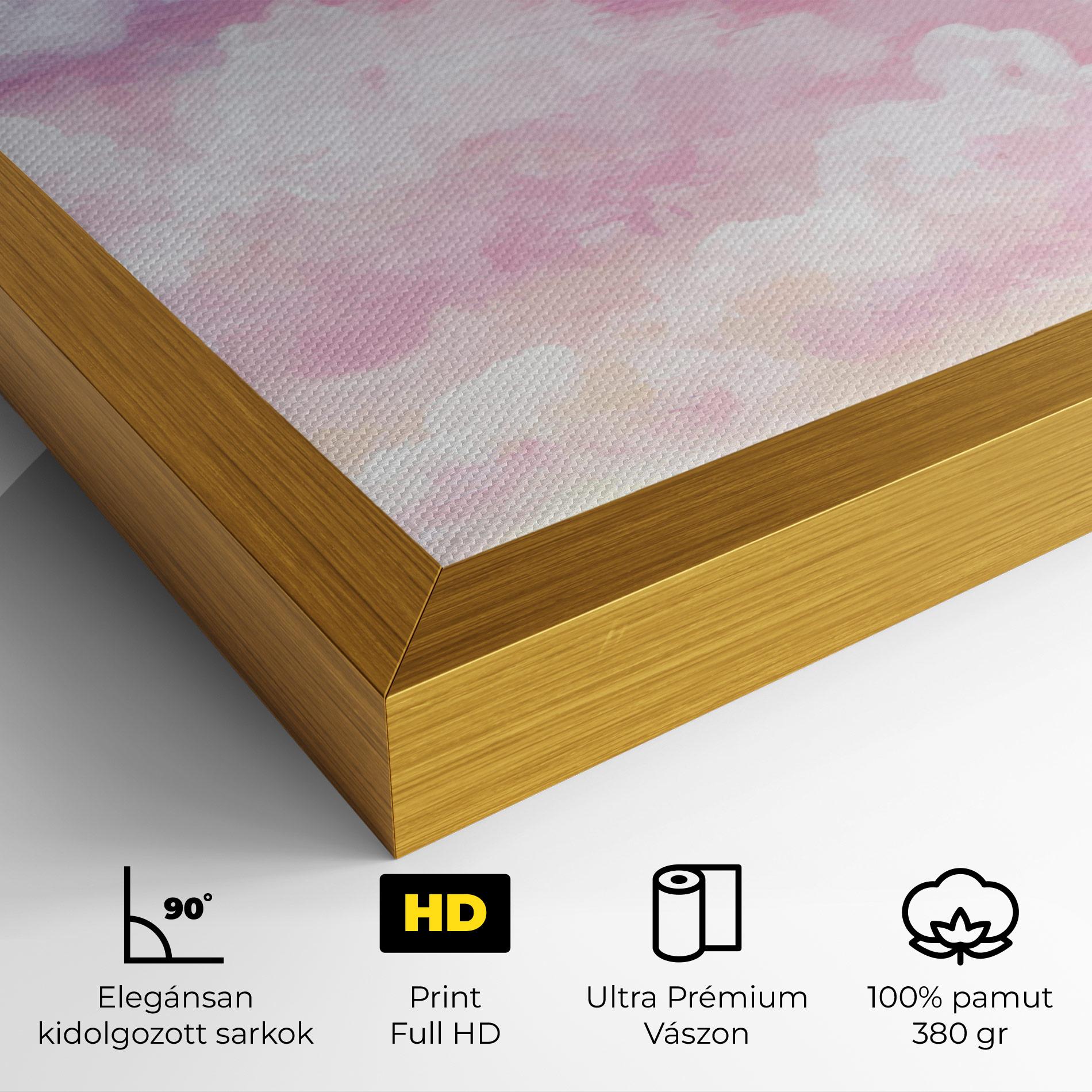 Vászonkép Cloud Paint Texture mockup 4