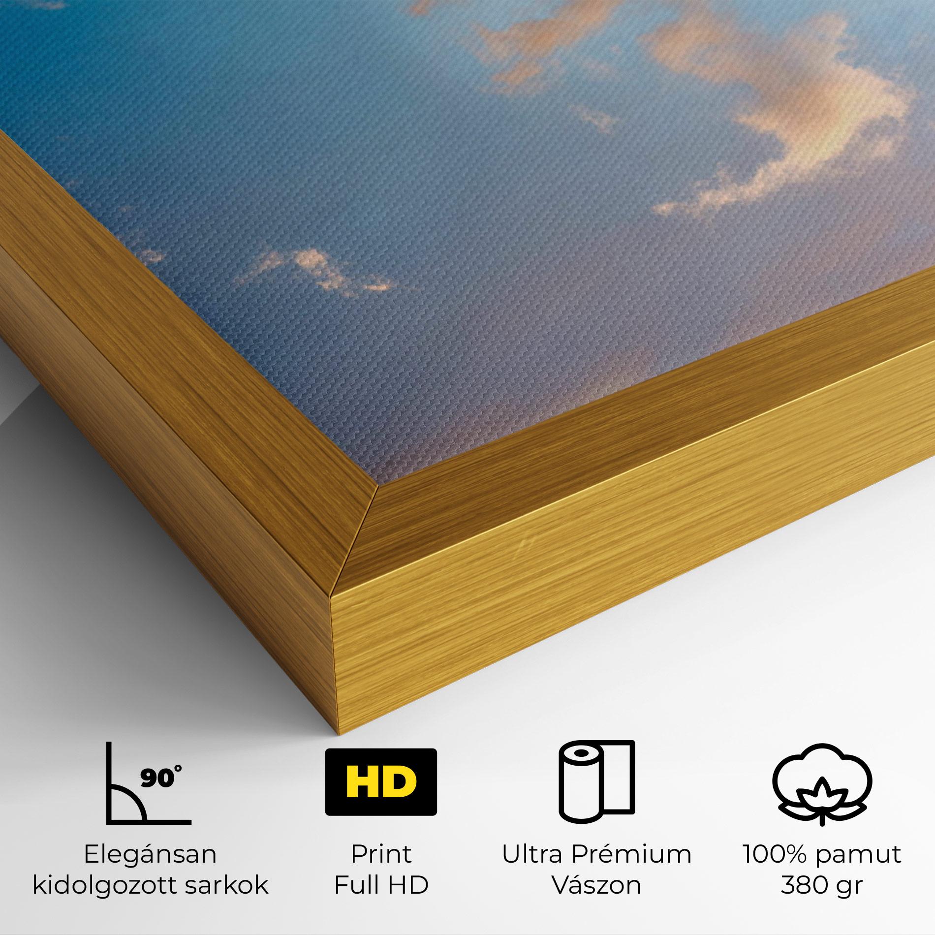 Vászonkép Clouds Blue Sky mockup 4