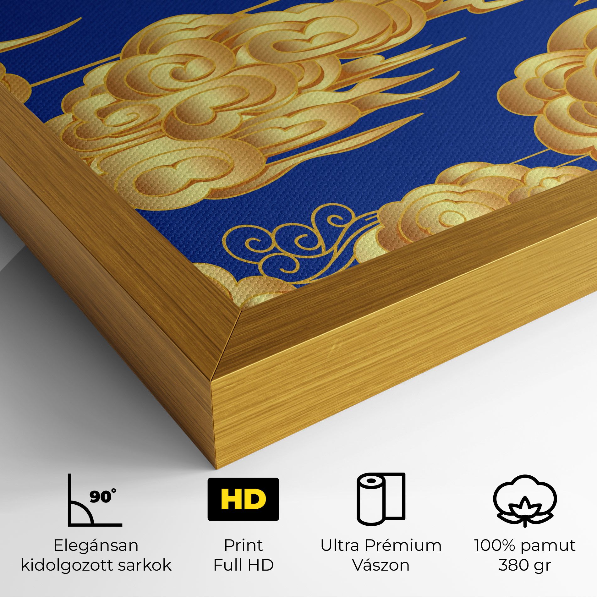 Gold Clouds mockup 4