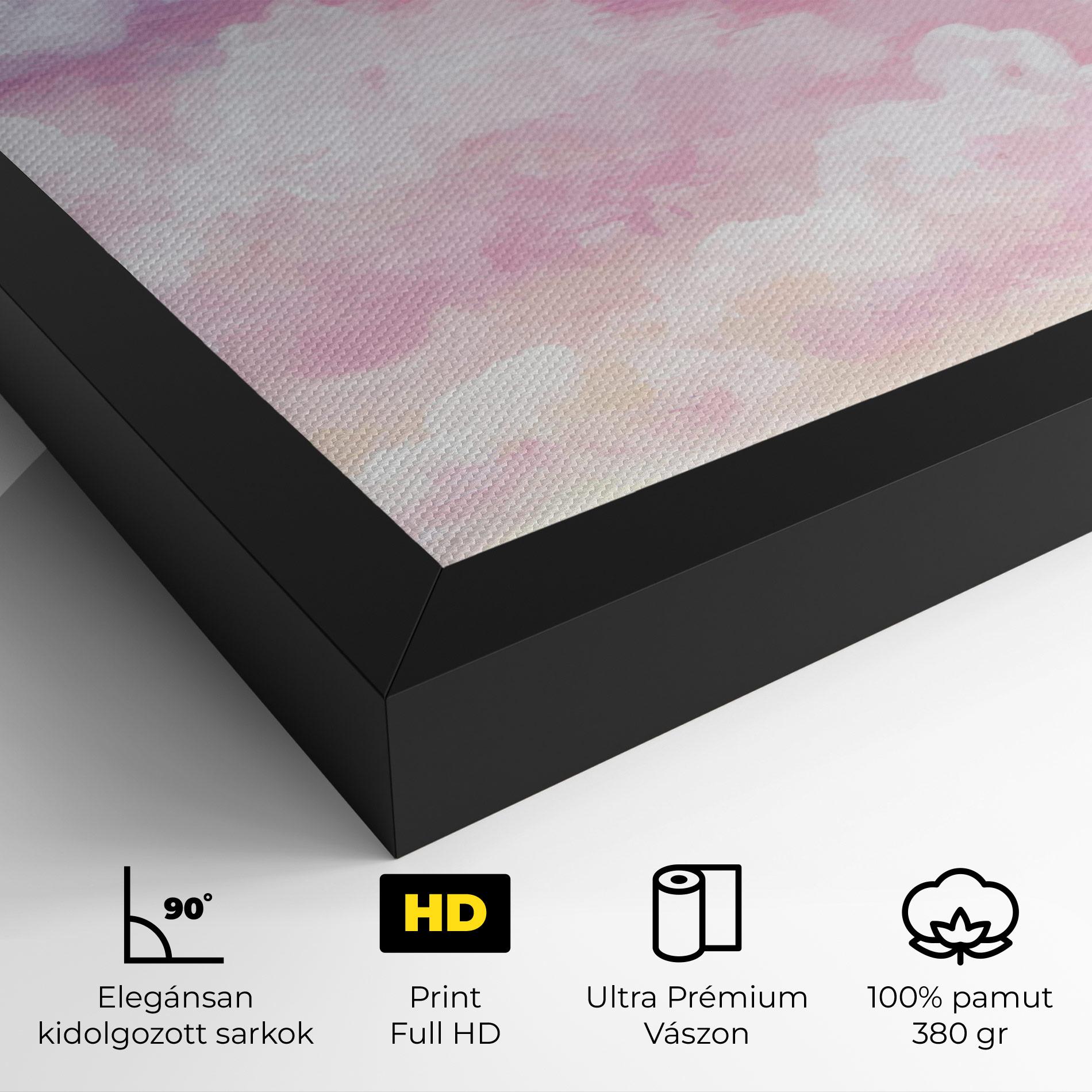 Vászonkép Cloud Paint Texture mockup 4