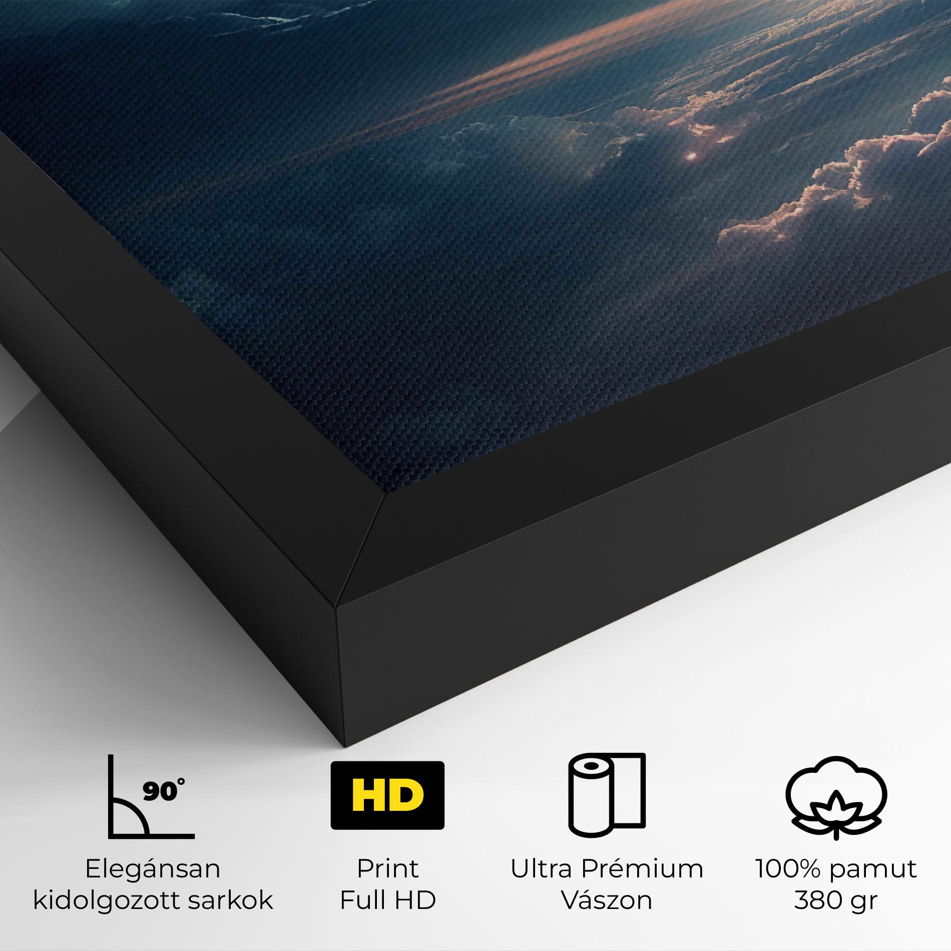 Vászonkép Dark Clouds mockup 4