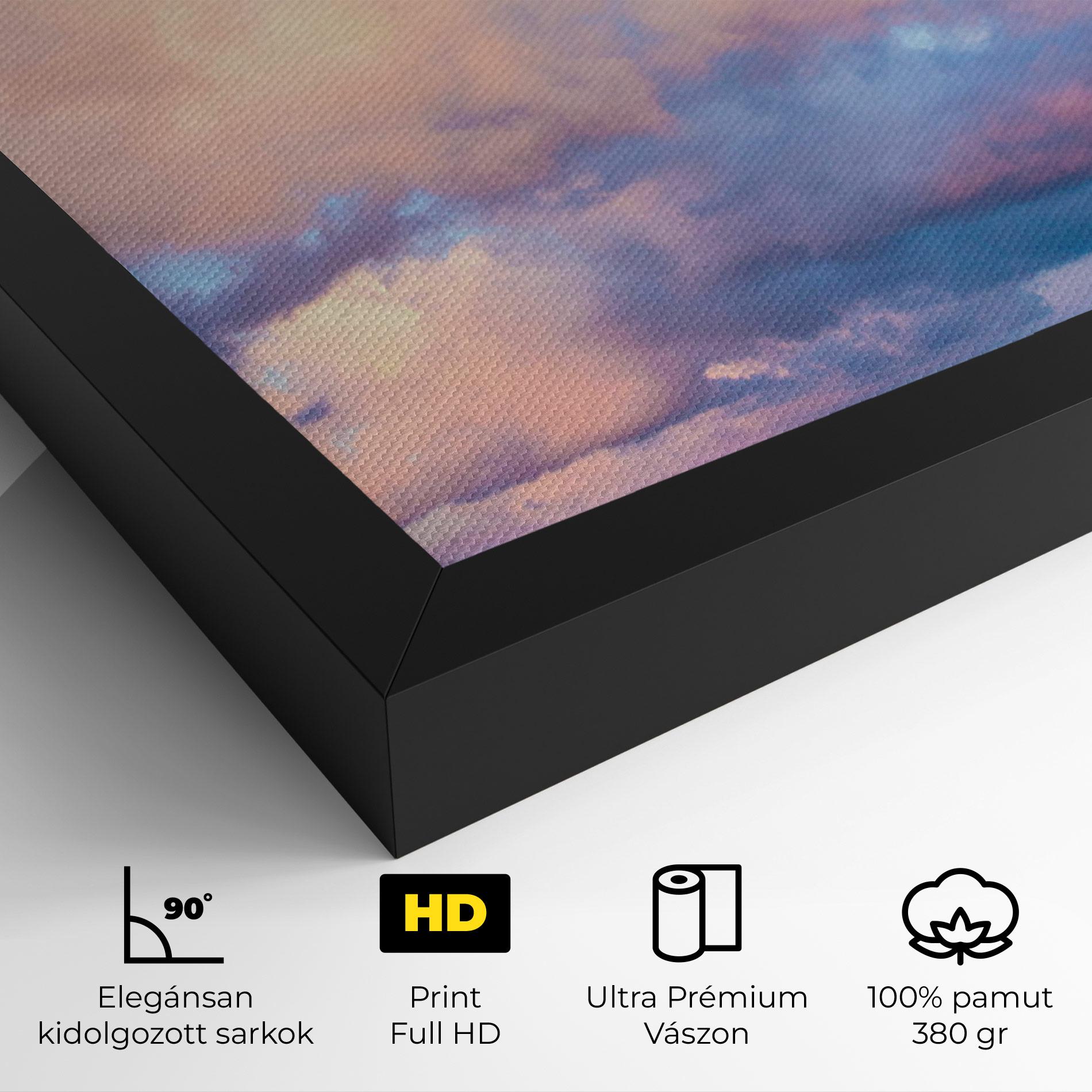 Vászonkép Dreamy Pink Clouds mockup 4