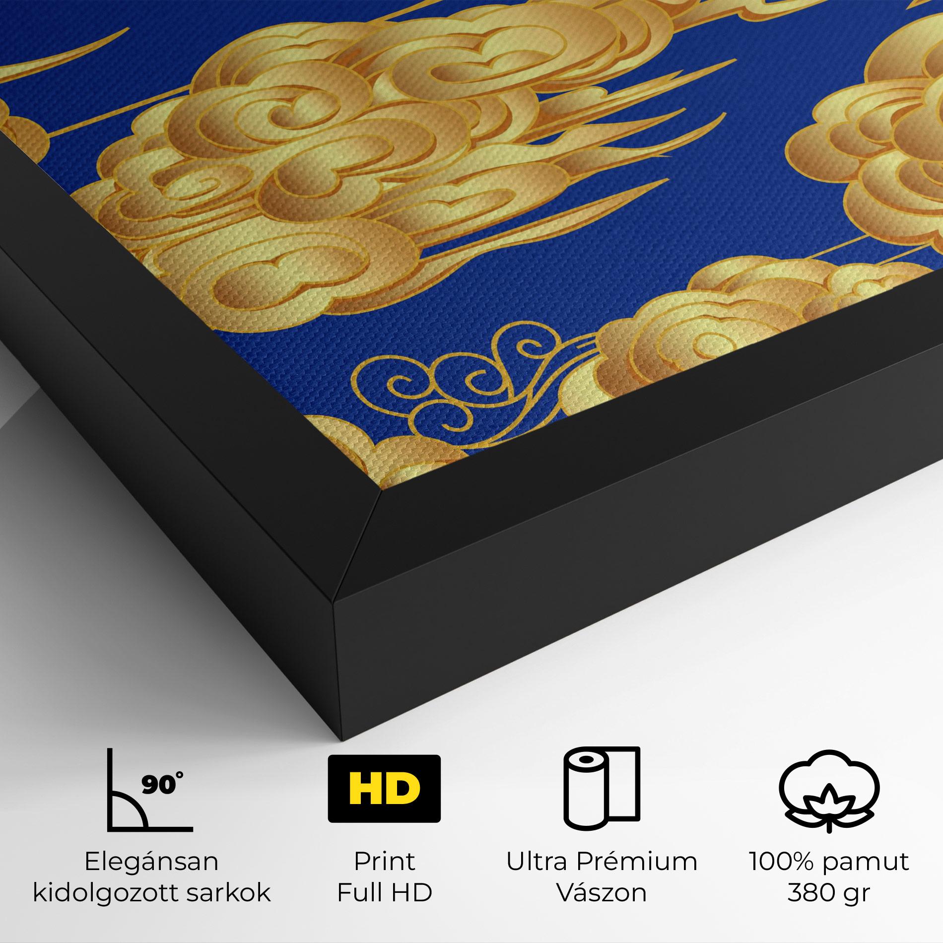 Vászonkép Gold Clouds mockup 4