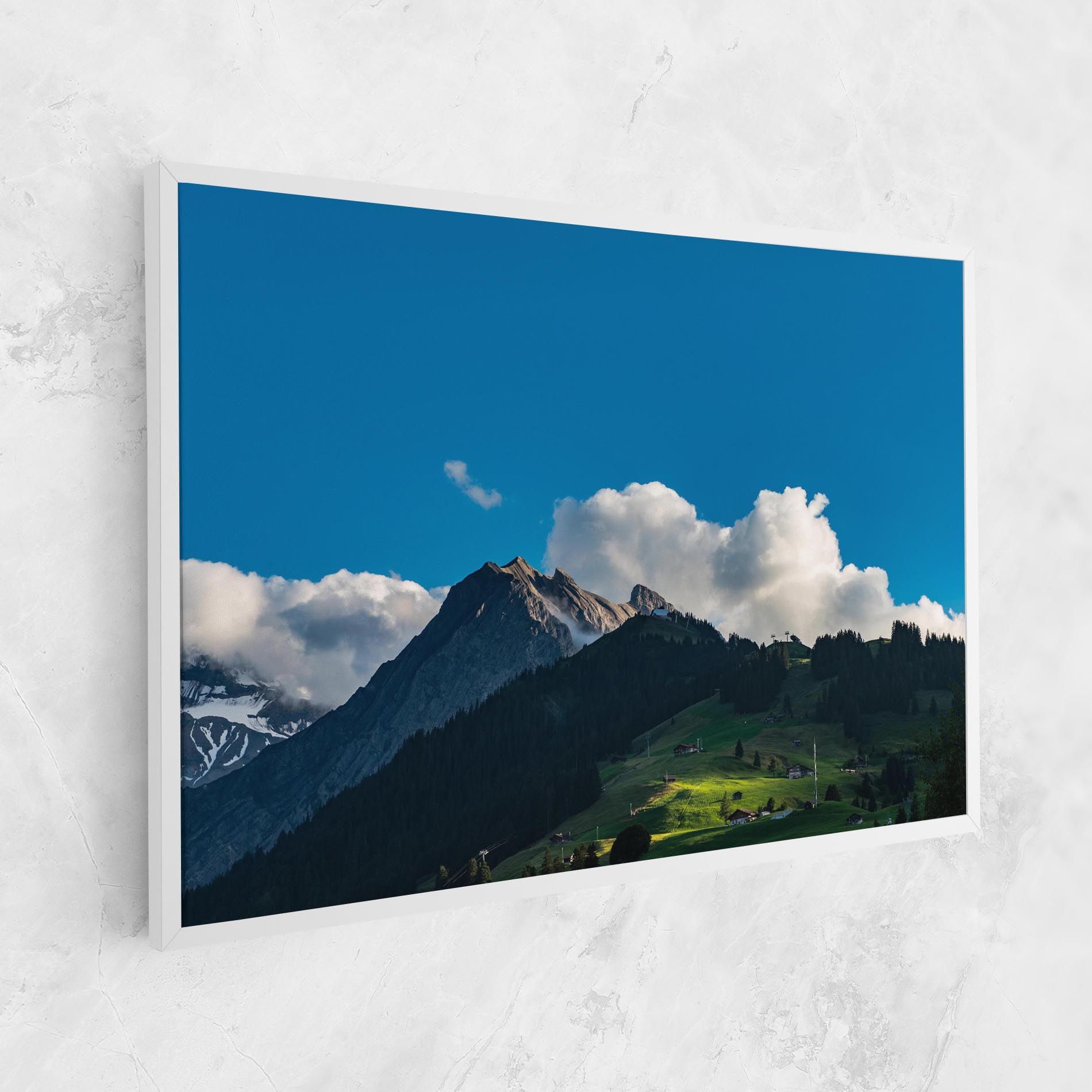 Beautiful Mountain Cloud View mockup 1
