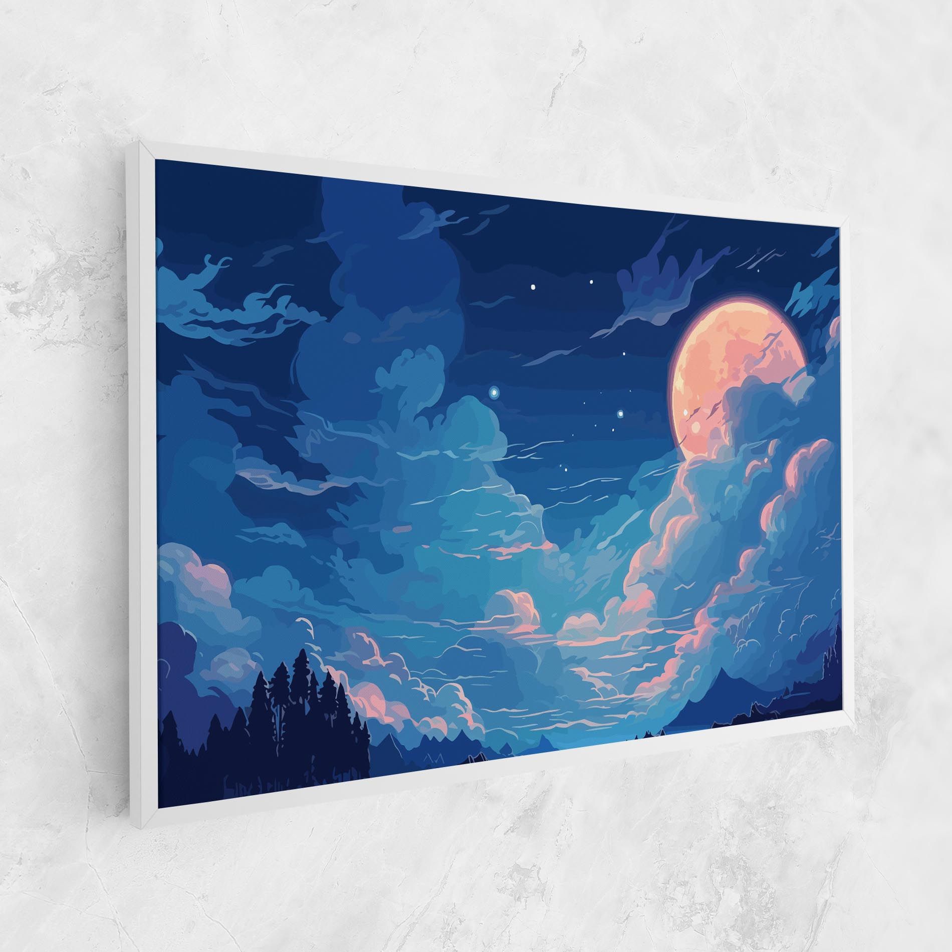 Blue Cloud Moon mockup 1