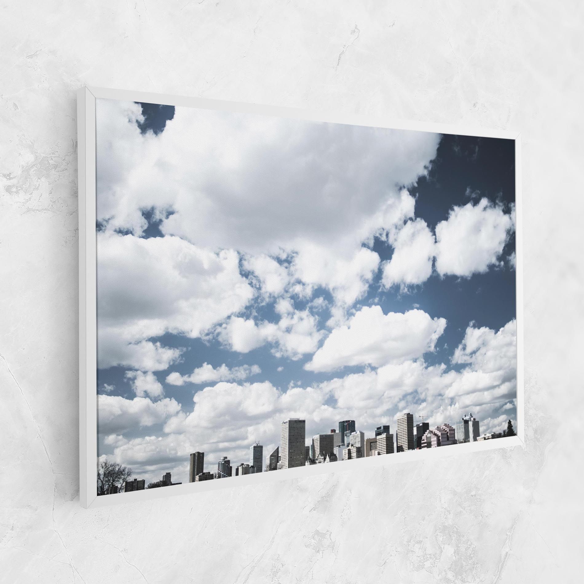 Clouds Over City mockup 1