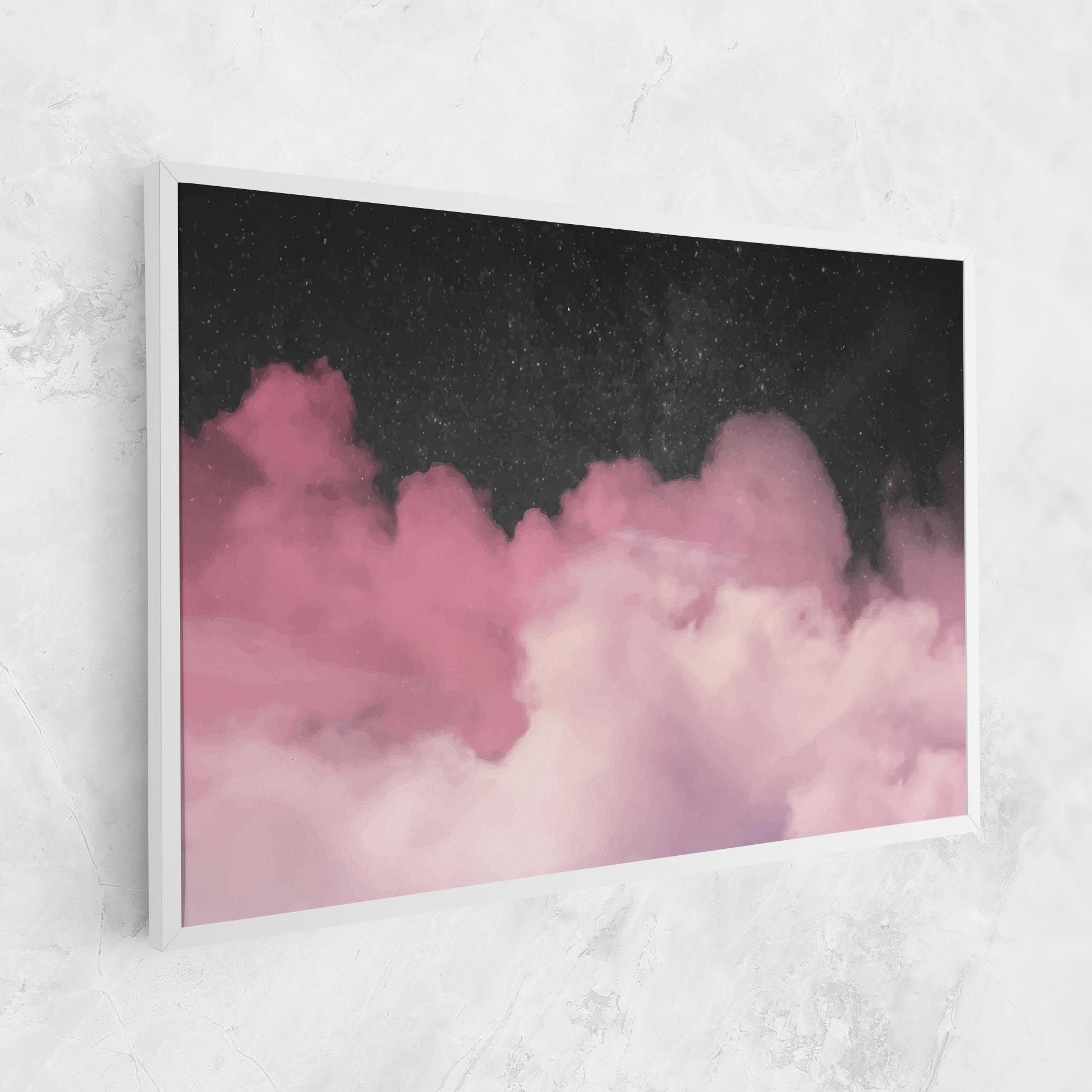 Clouds Watercolor Purple mockup 1