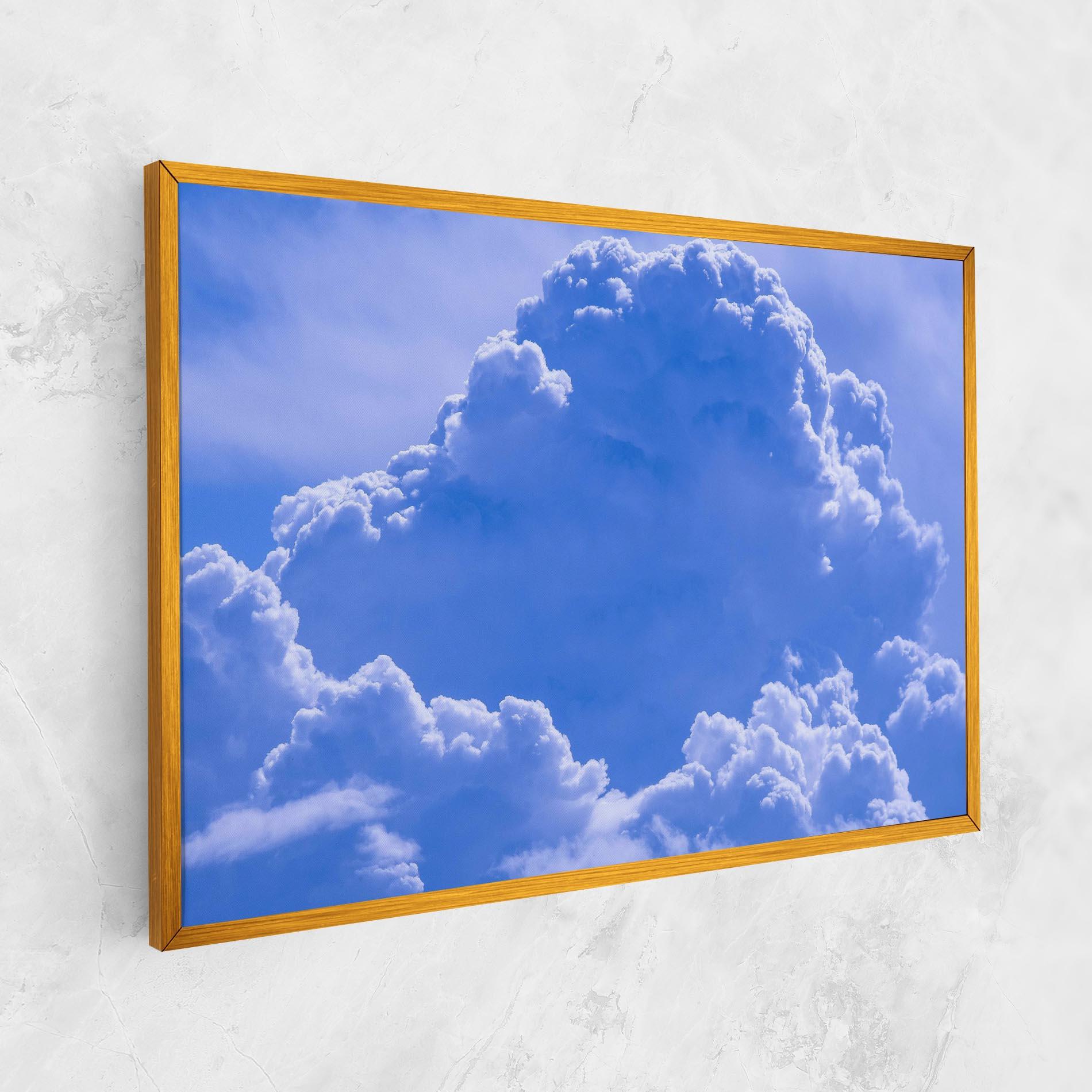 Vászonkép Big Blue Cloud mockup 1