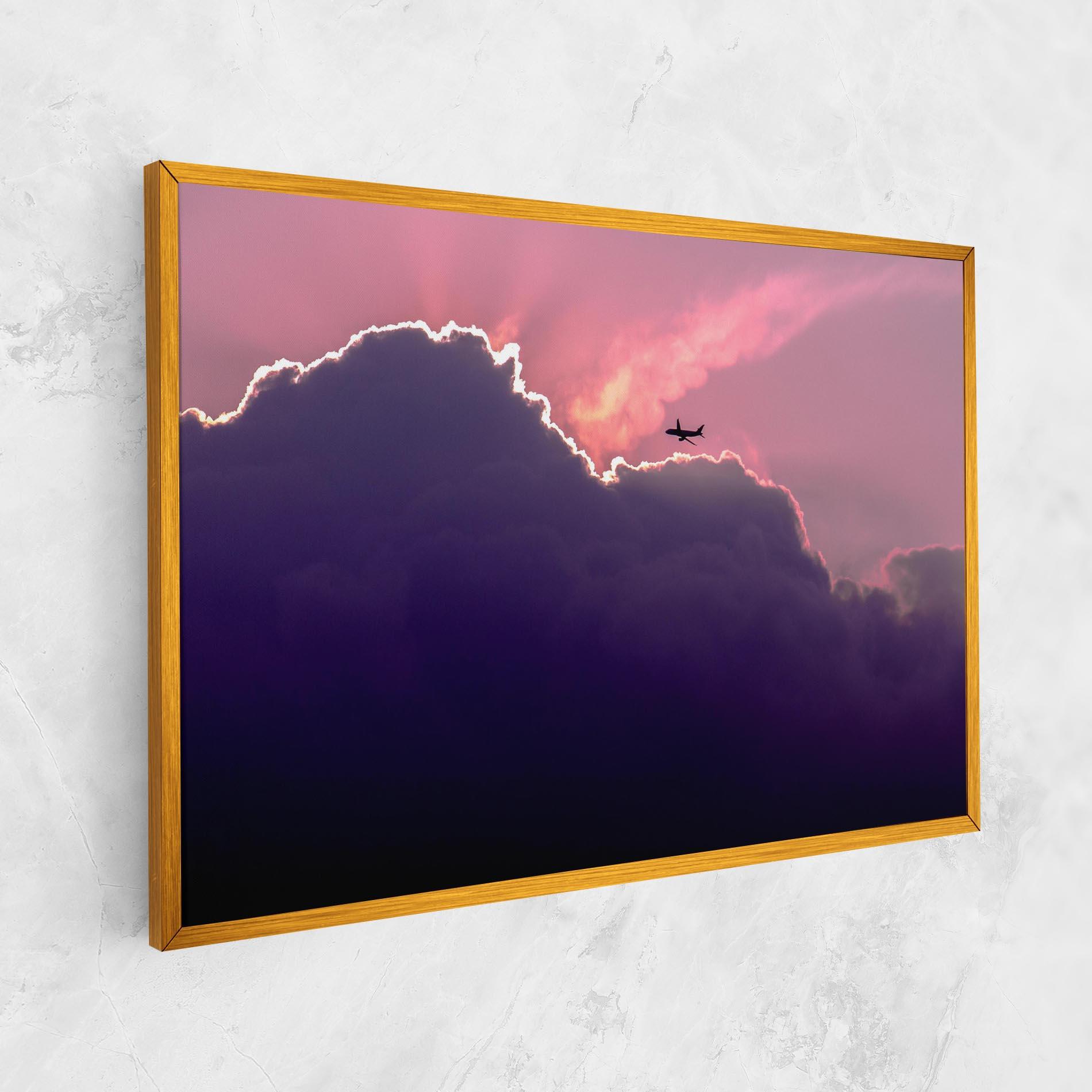 Vászonkép Big Purple Cloud mockup 1