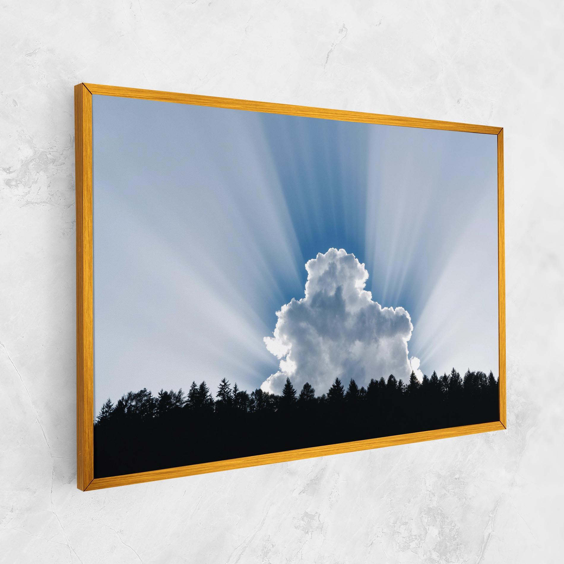 Vászonkép Big White Cloud Light mockup 1