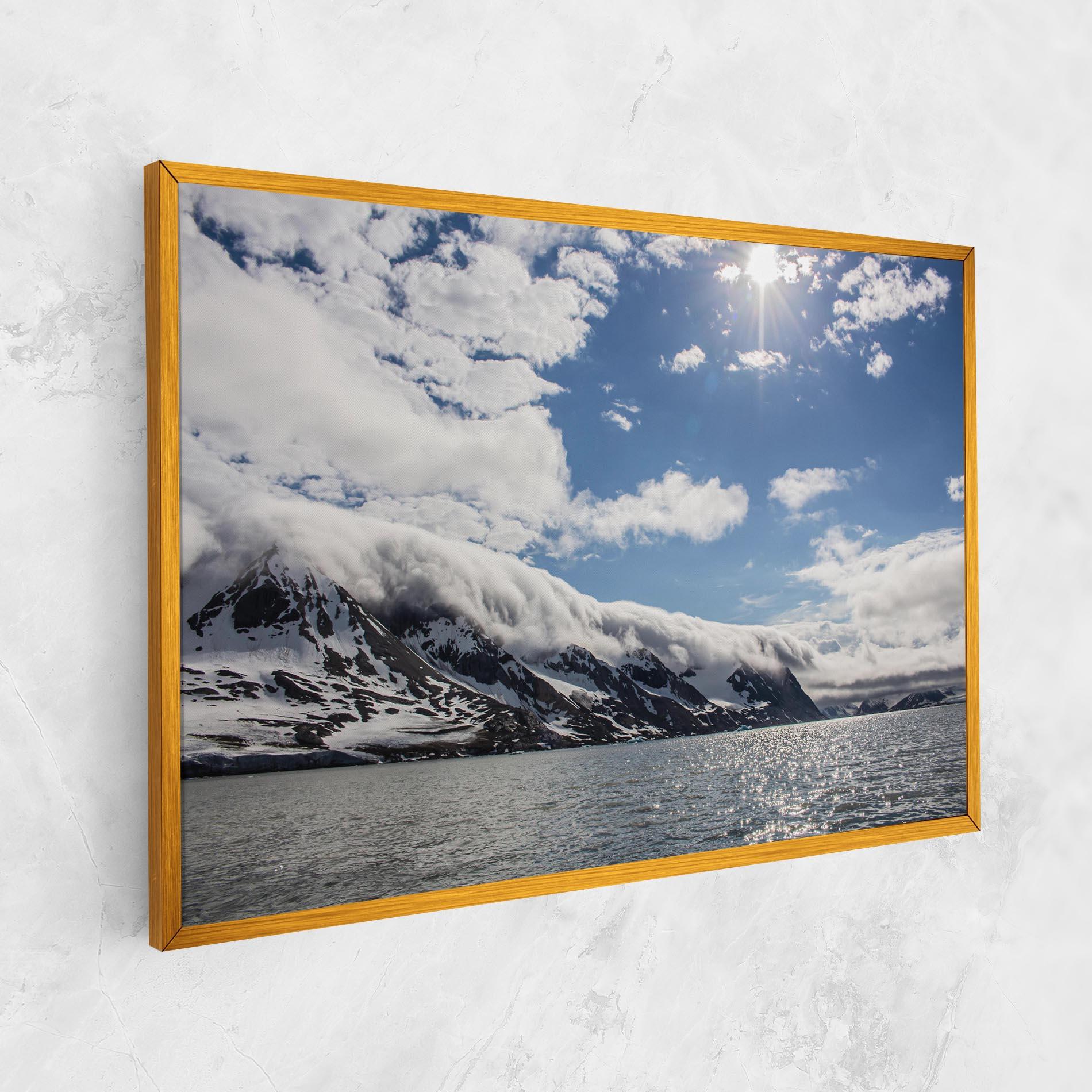 Vászonkép Clouds Over Ice mockup 1
