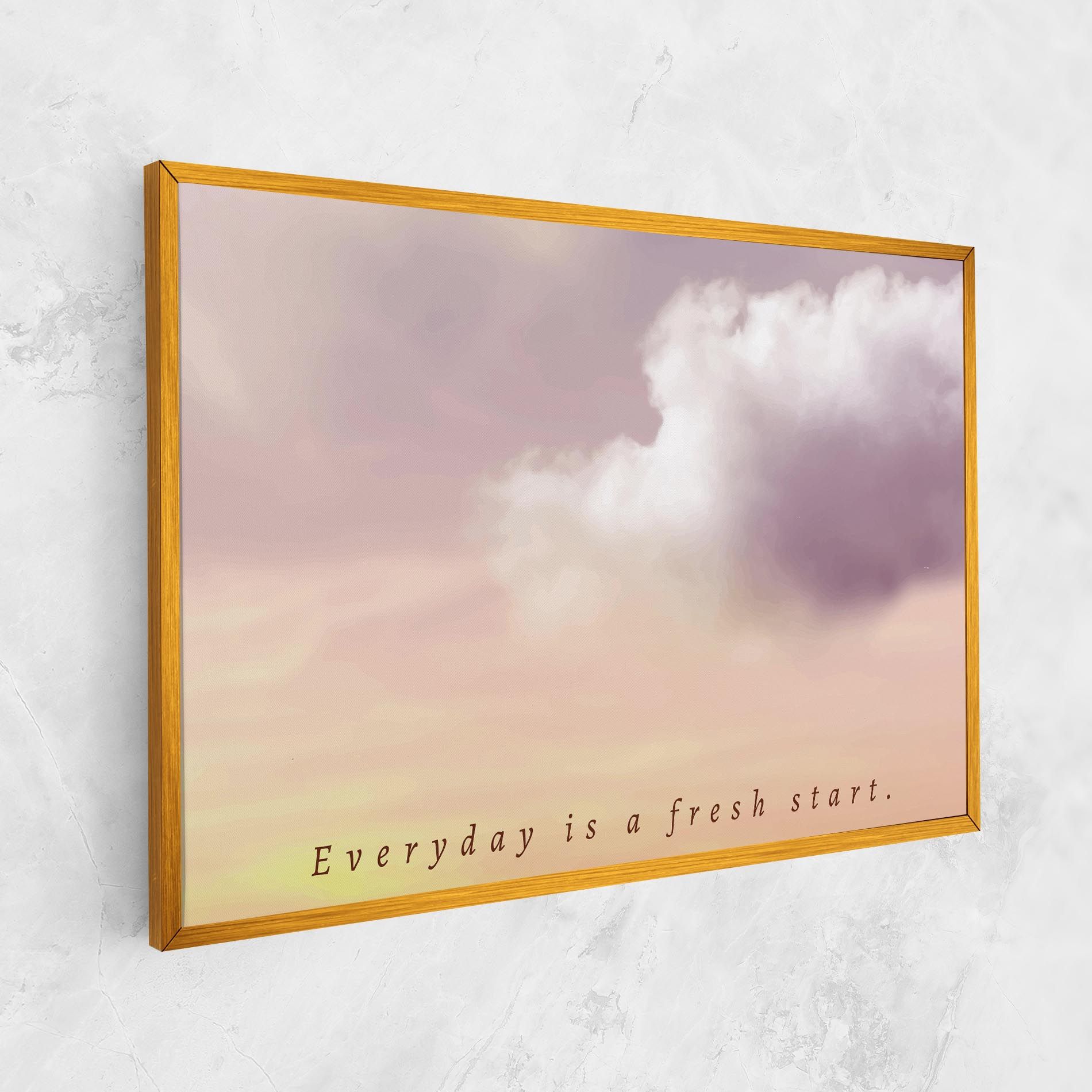 Clouds Text Cream mockup 1