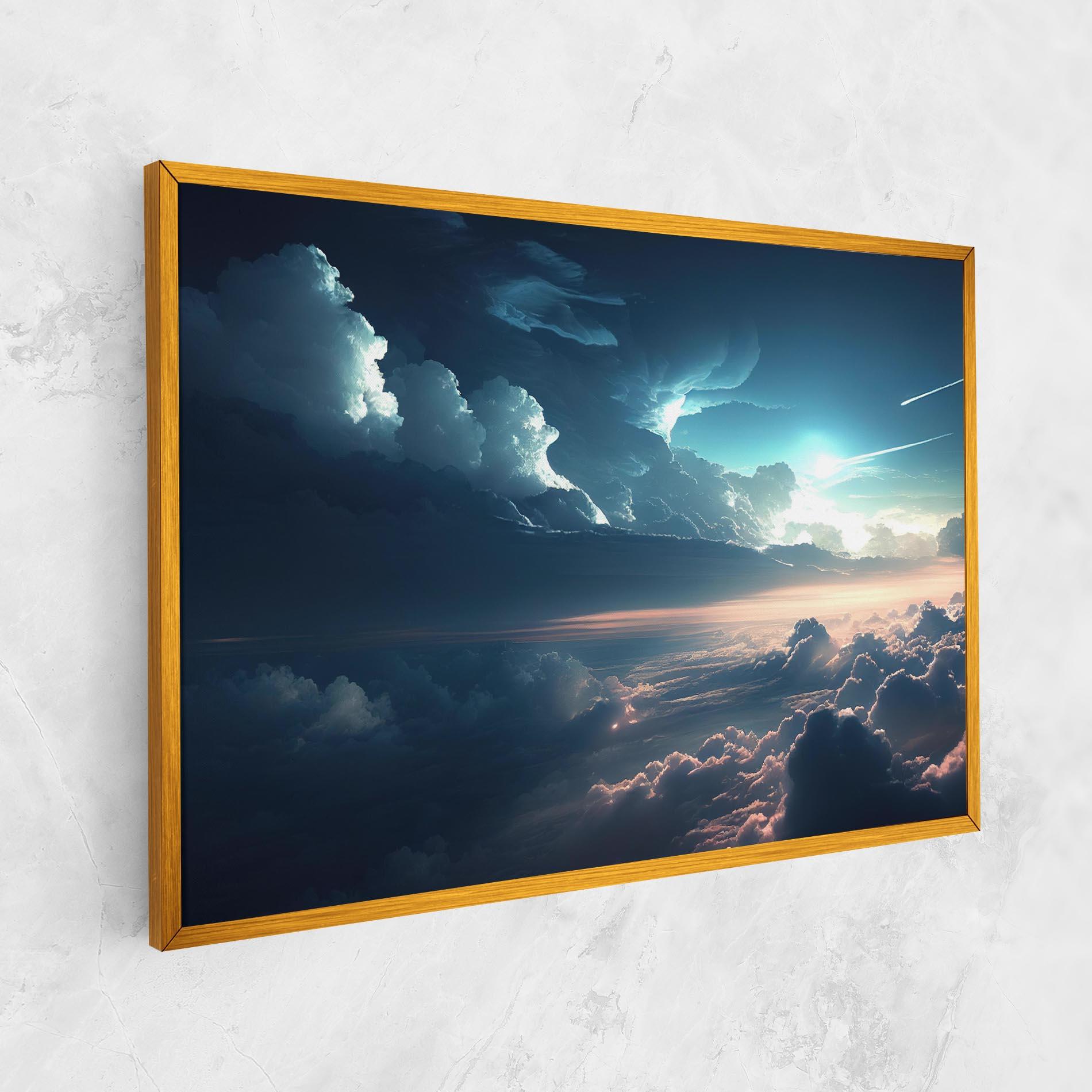 Vászonkép Dark Clouds mockup 1