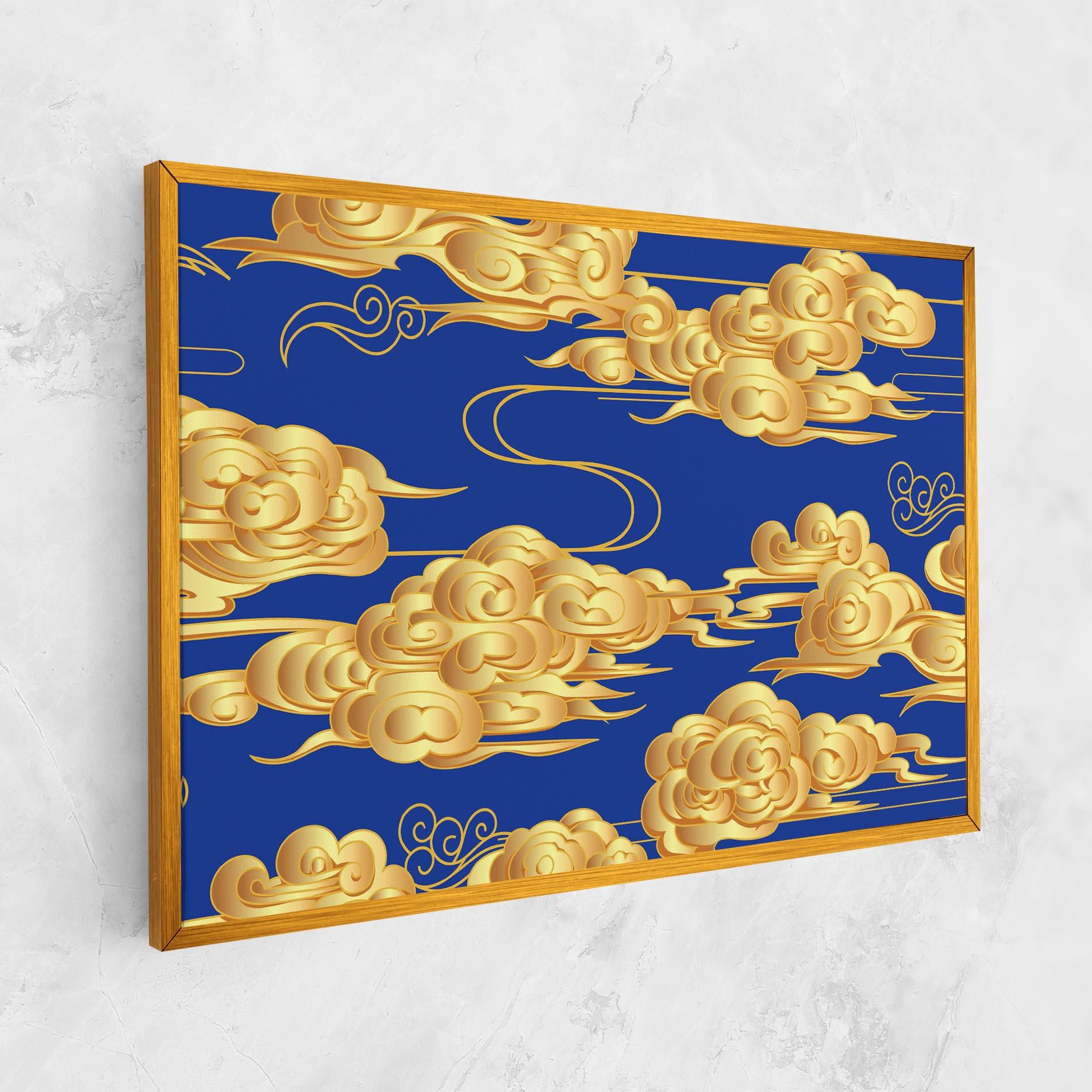 Vászonkép Gold Clouds mockup 1