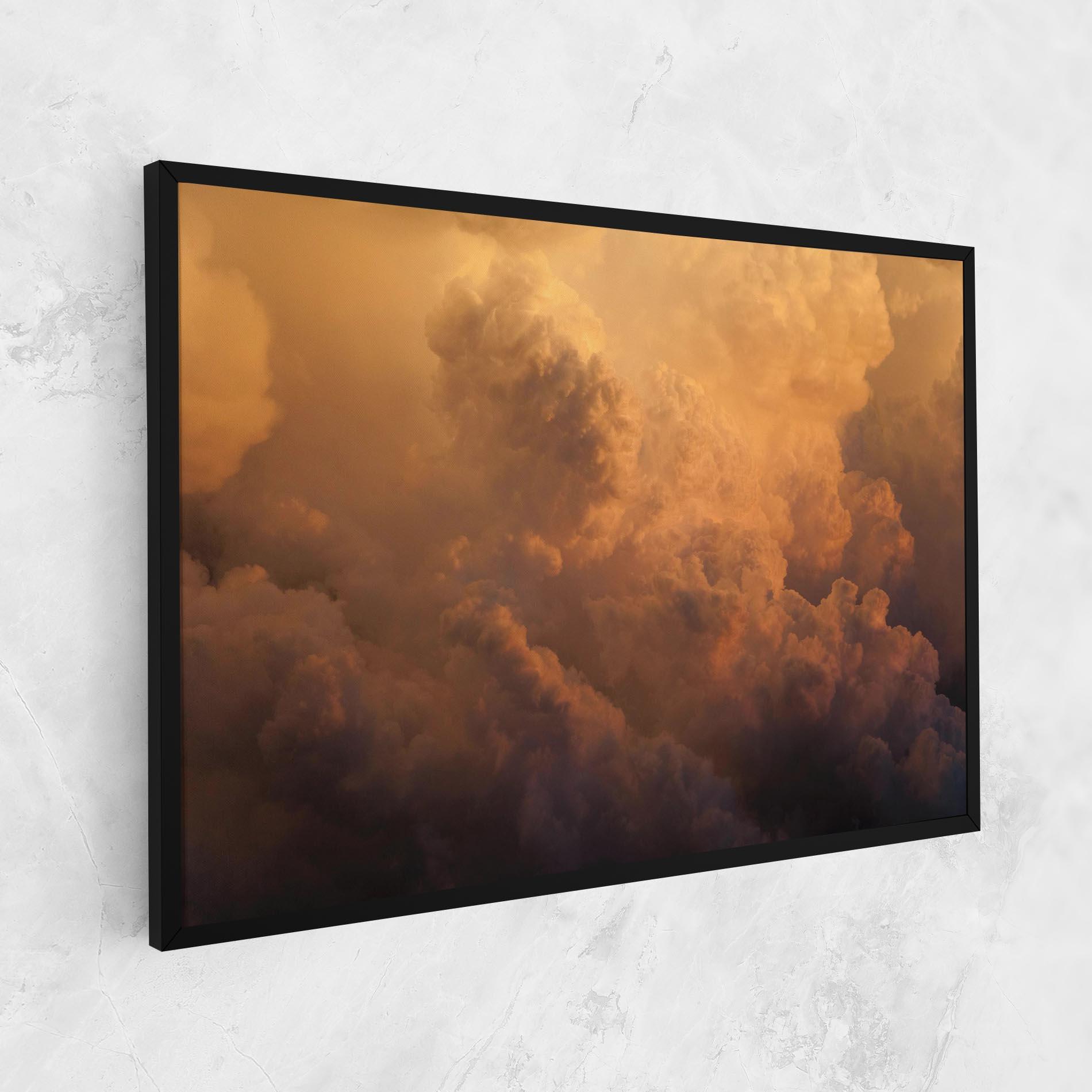 Vászonkép Brown Orange Clouds mockup 1
