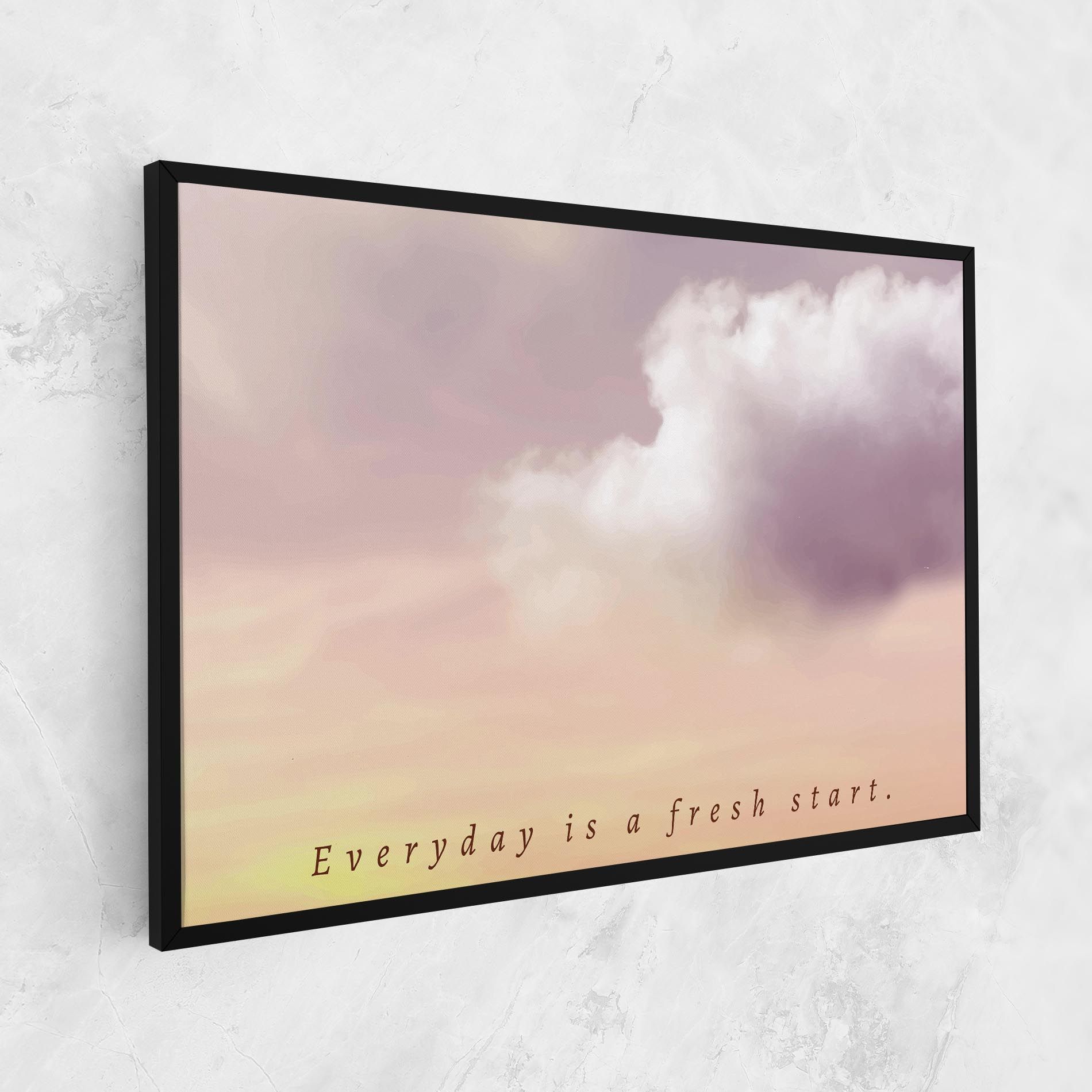 Clouds Text Cream mockup 1