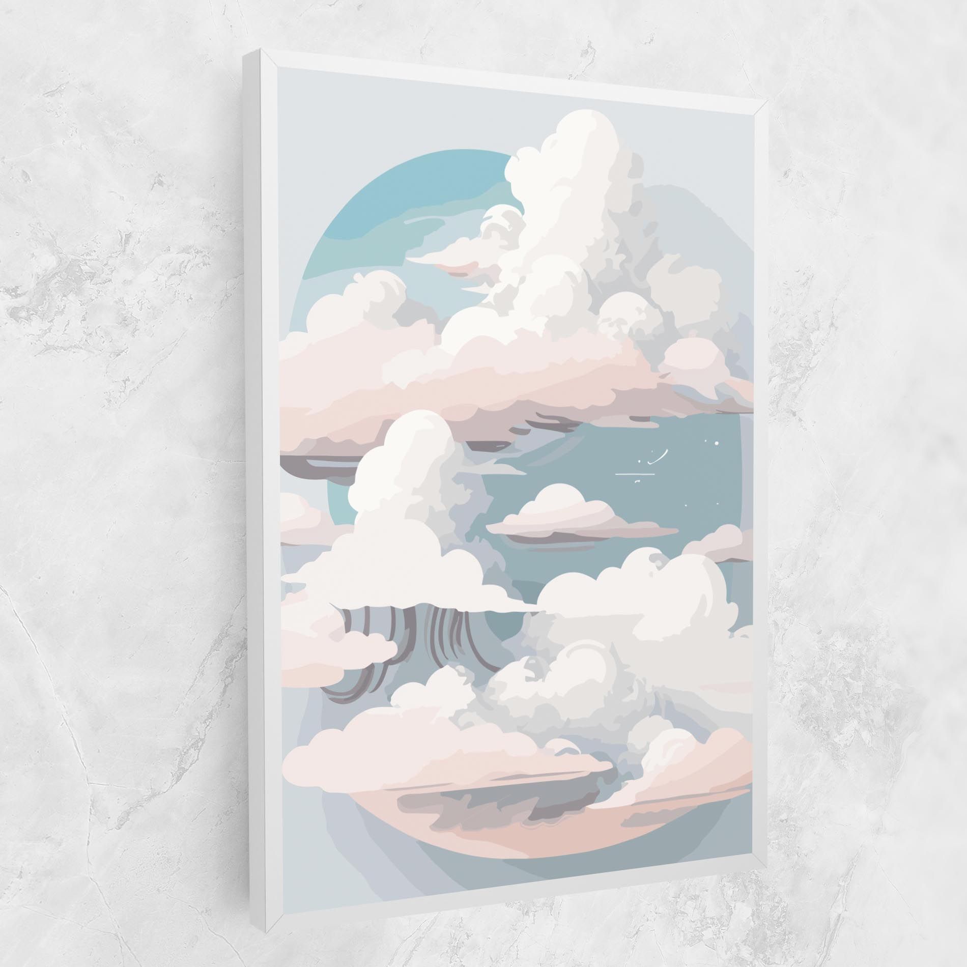 Cloud White Art mockup 1